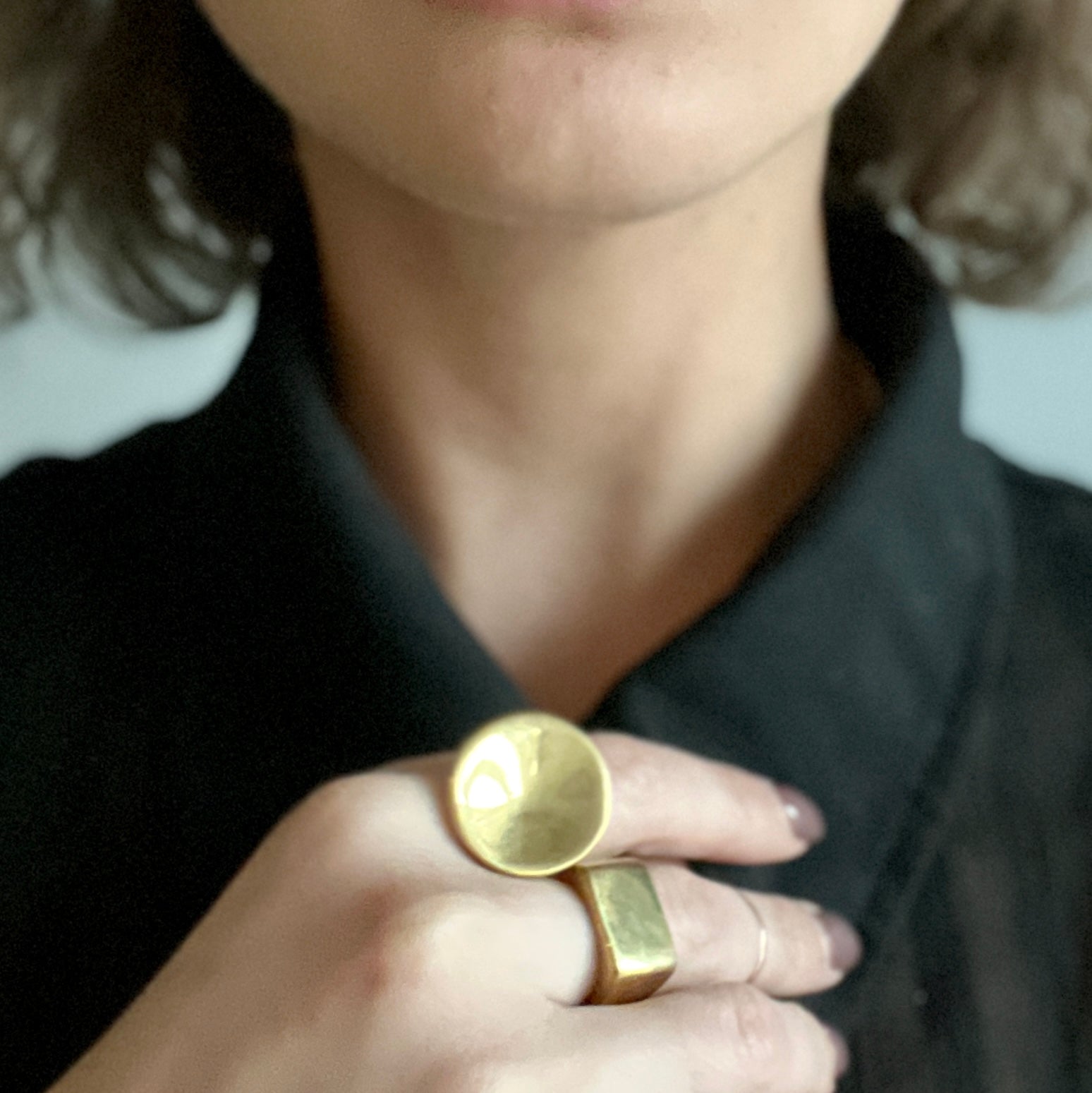 HIGH-SET DISK RING