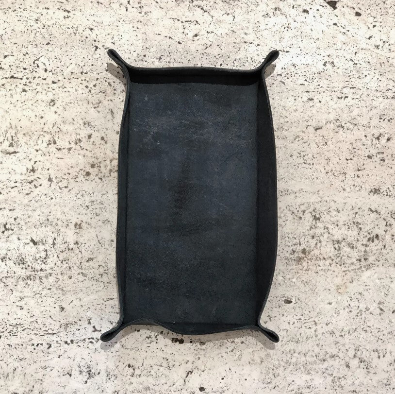 LEATHER VALET TRAY