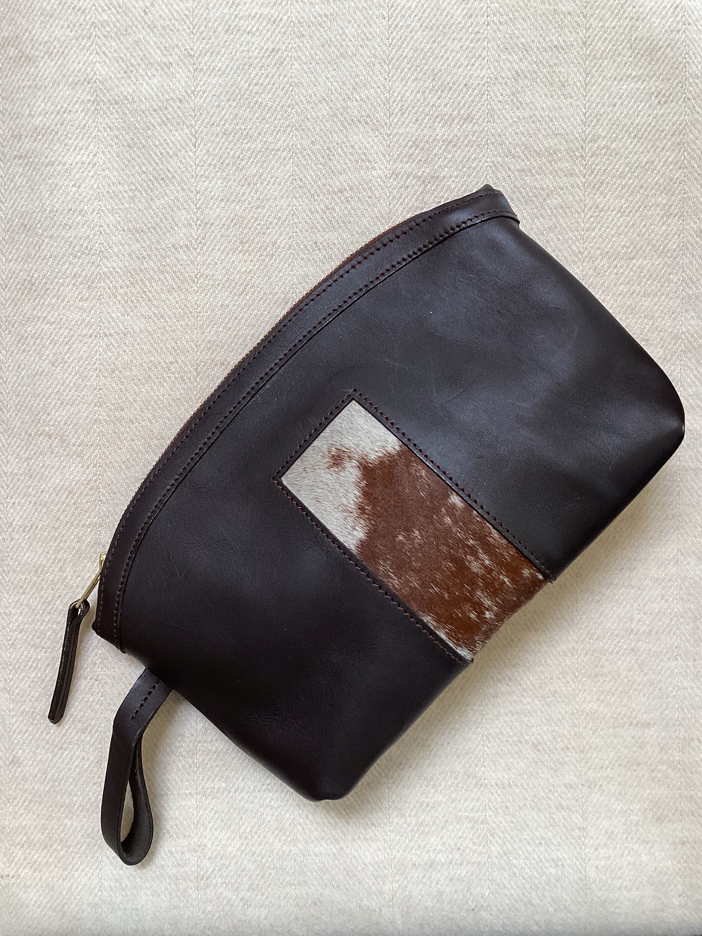 COWHIDE POUCH