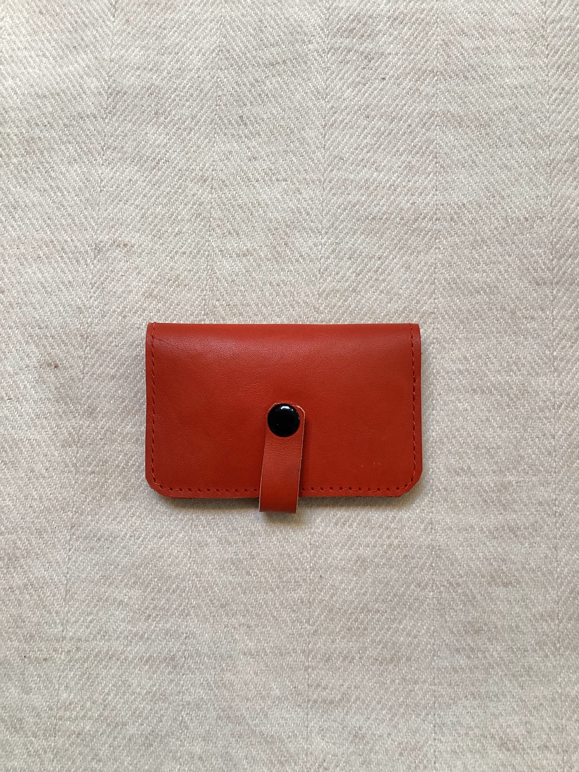 CARD CASE WITH SNAP CLOSURE