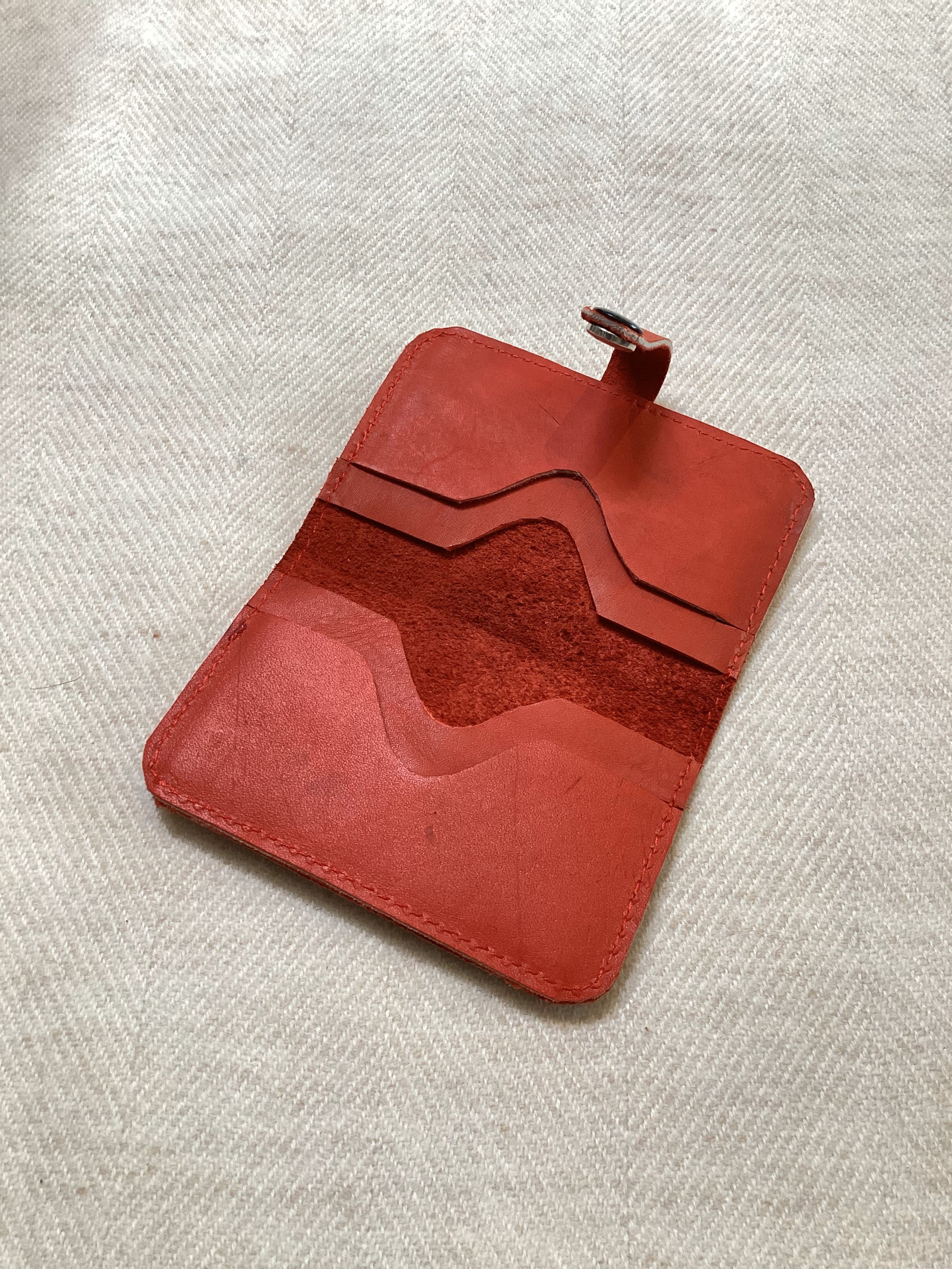 CARD CASE WITH SNAP CLOSURE