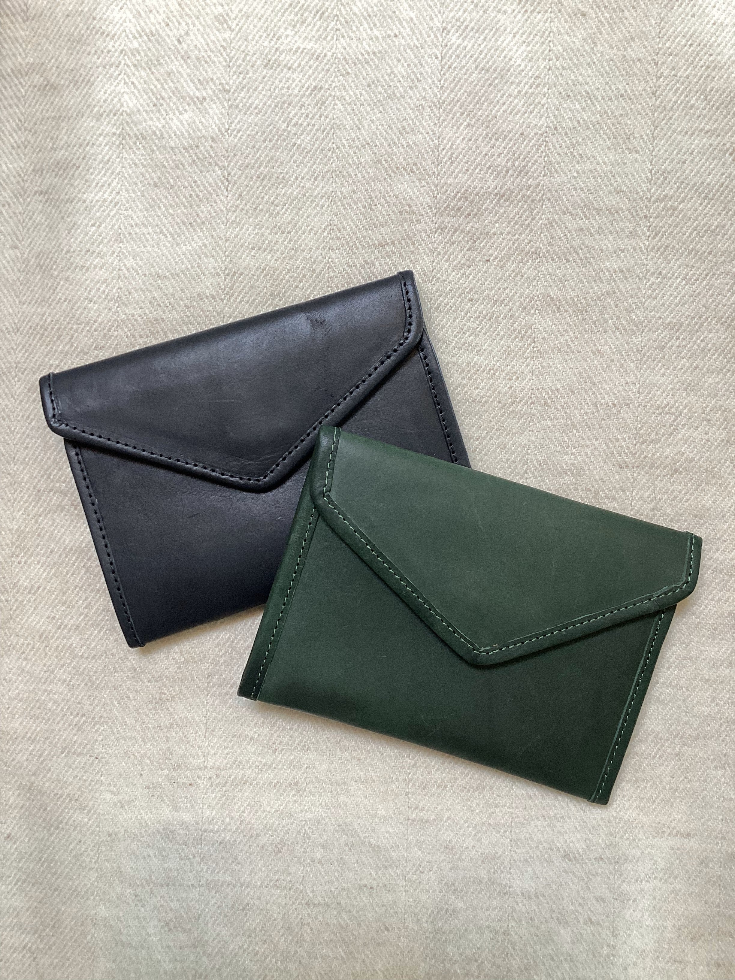 ENVELOPE WALLET WITH SNAP CLOSURE