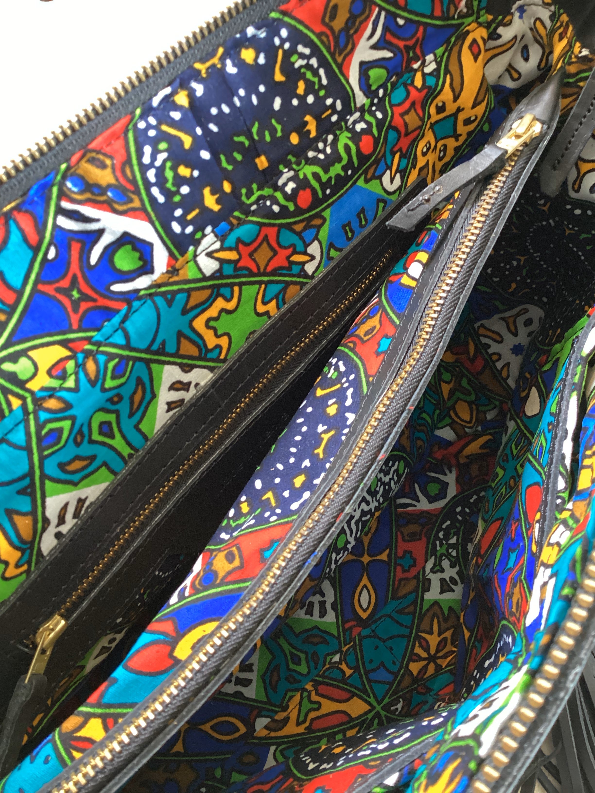 COWHIDE HANDBAG