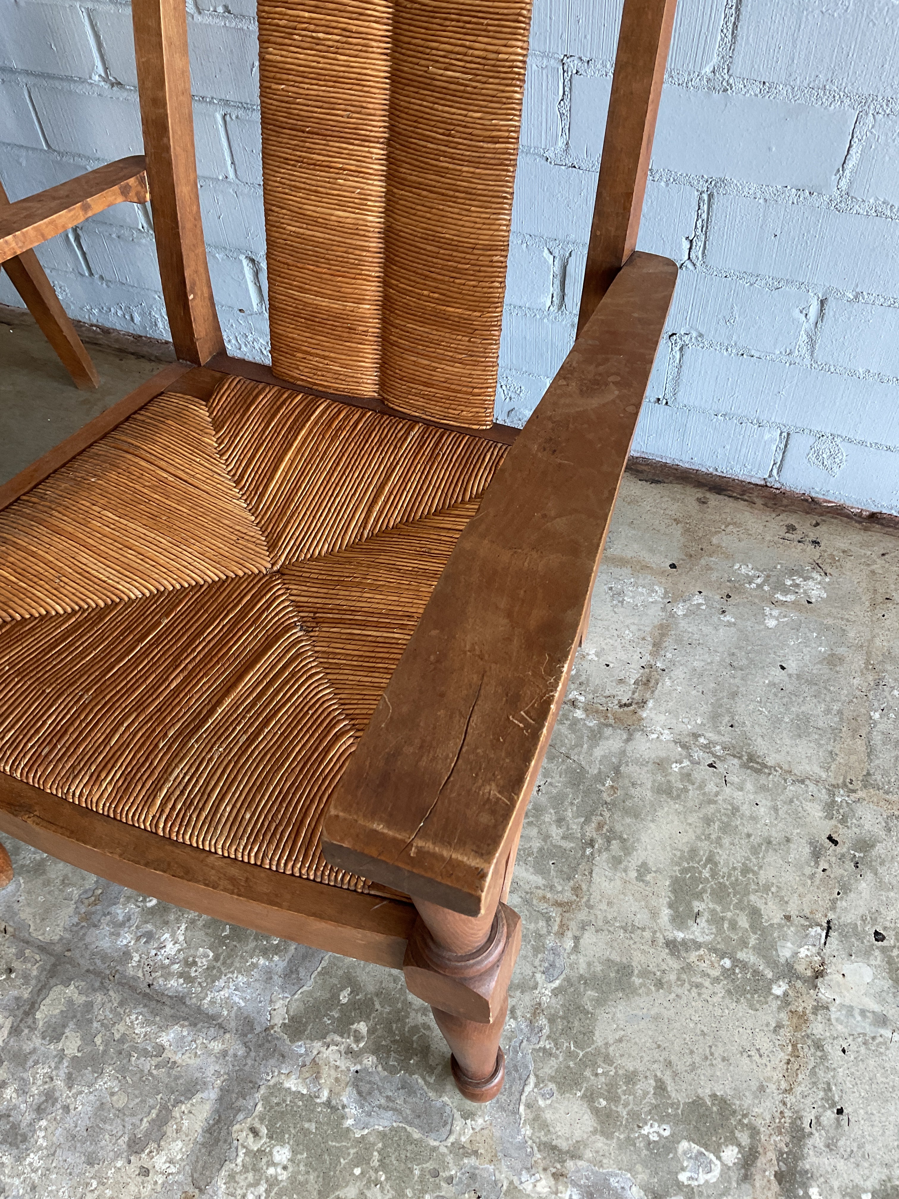 PAIR OF CHAIRS BY AUDOUX-MINET