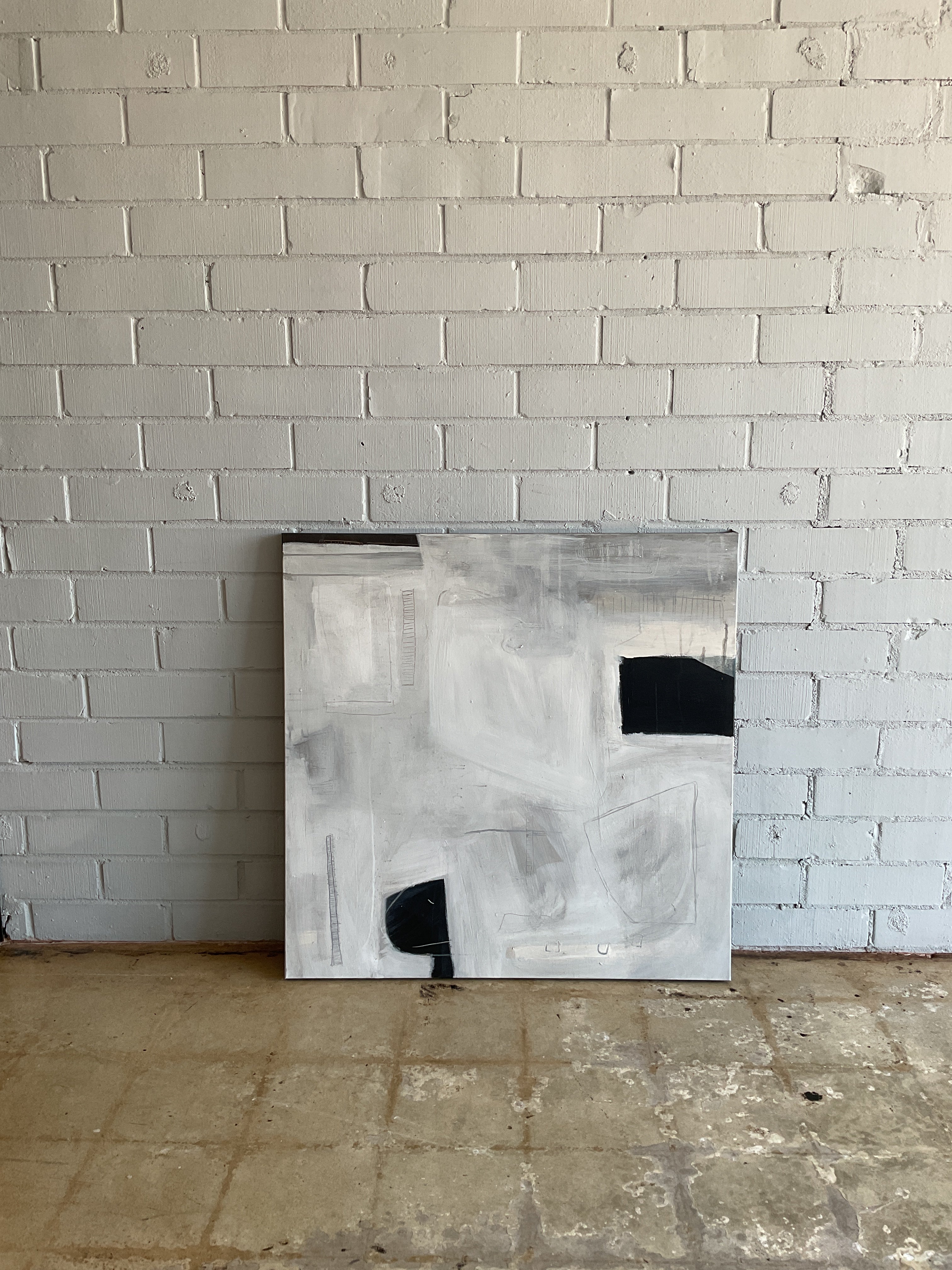 STEPHEN SHON 'PACIFIC FIGURES' ABSTRACT ON CANVAS