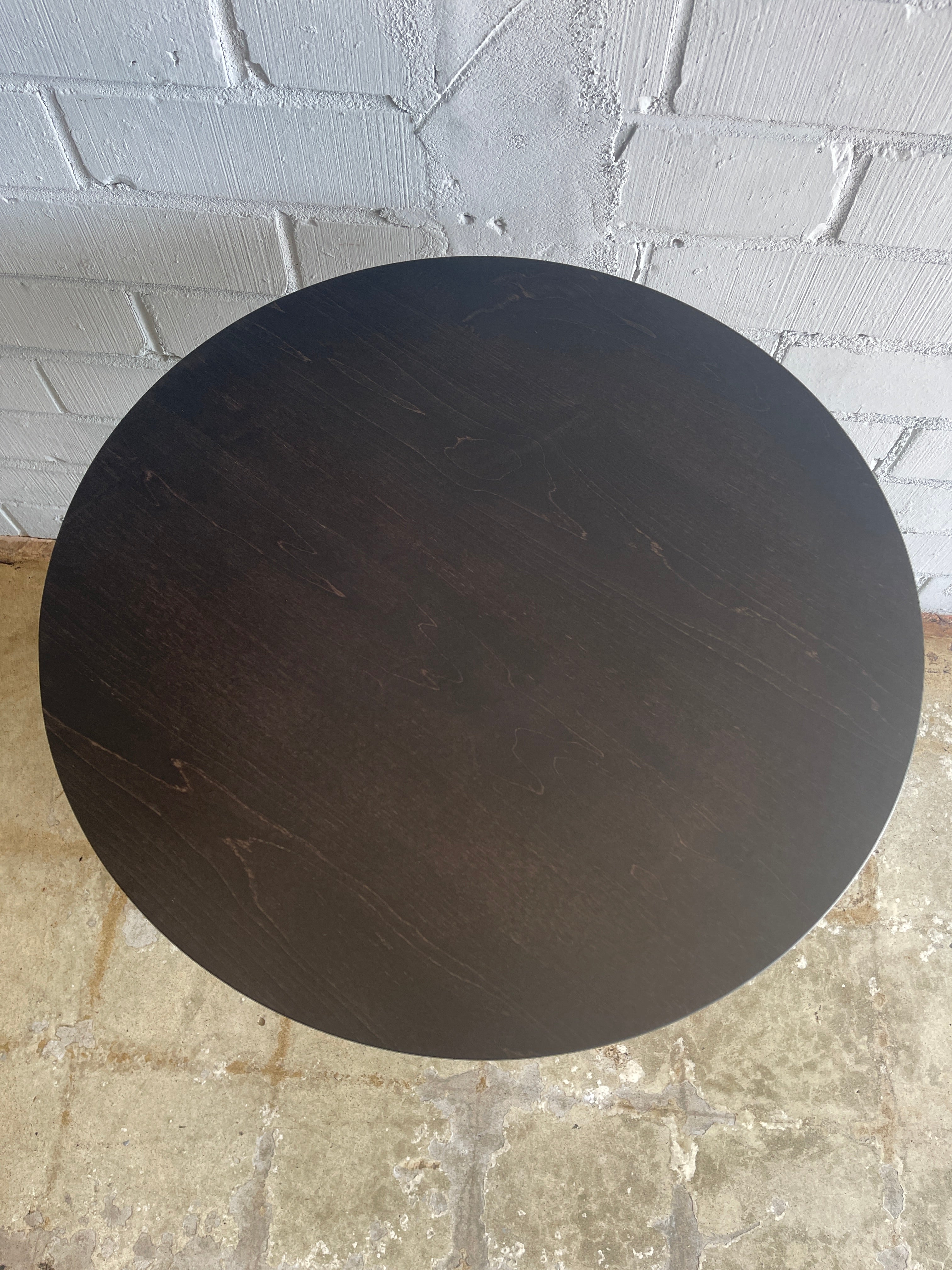 PAIR OF CONCRETE CYLINDER TABLES