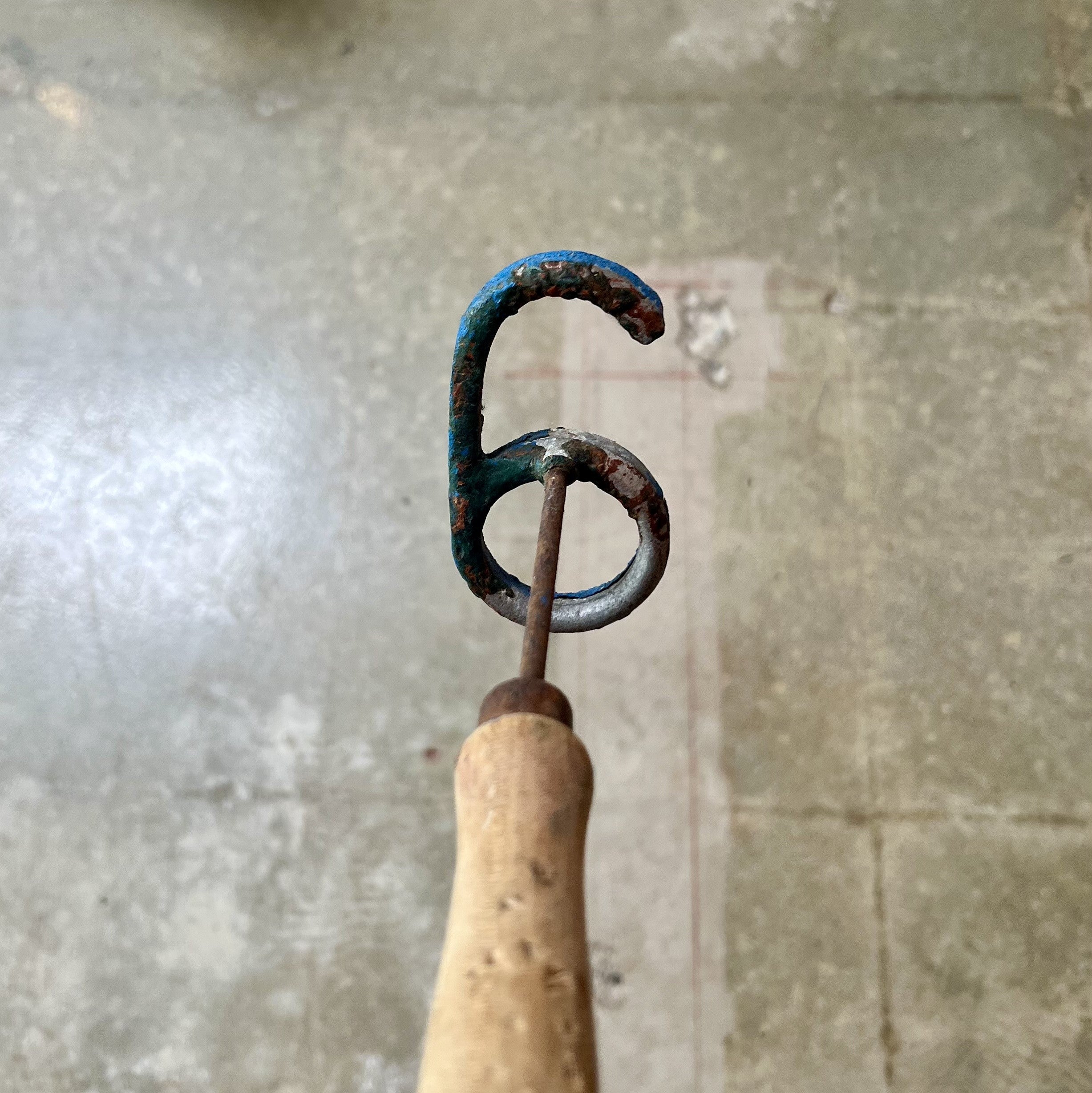 VINTAGE IRON NUMBERS