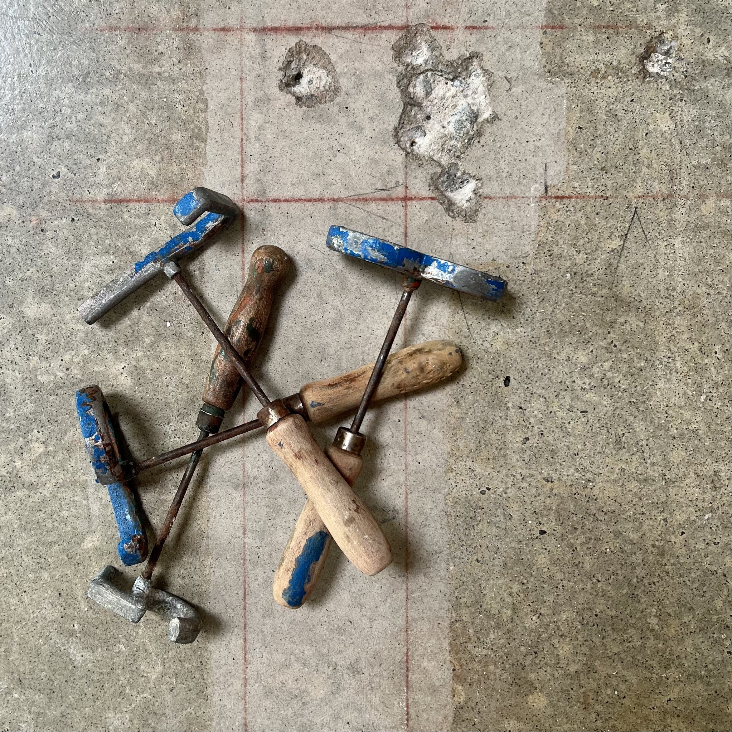 VINTAGE IRON NUMBERS