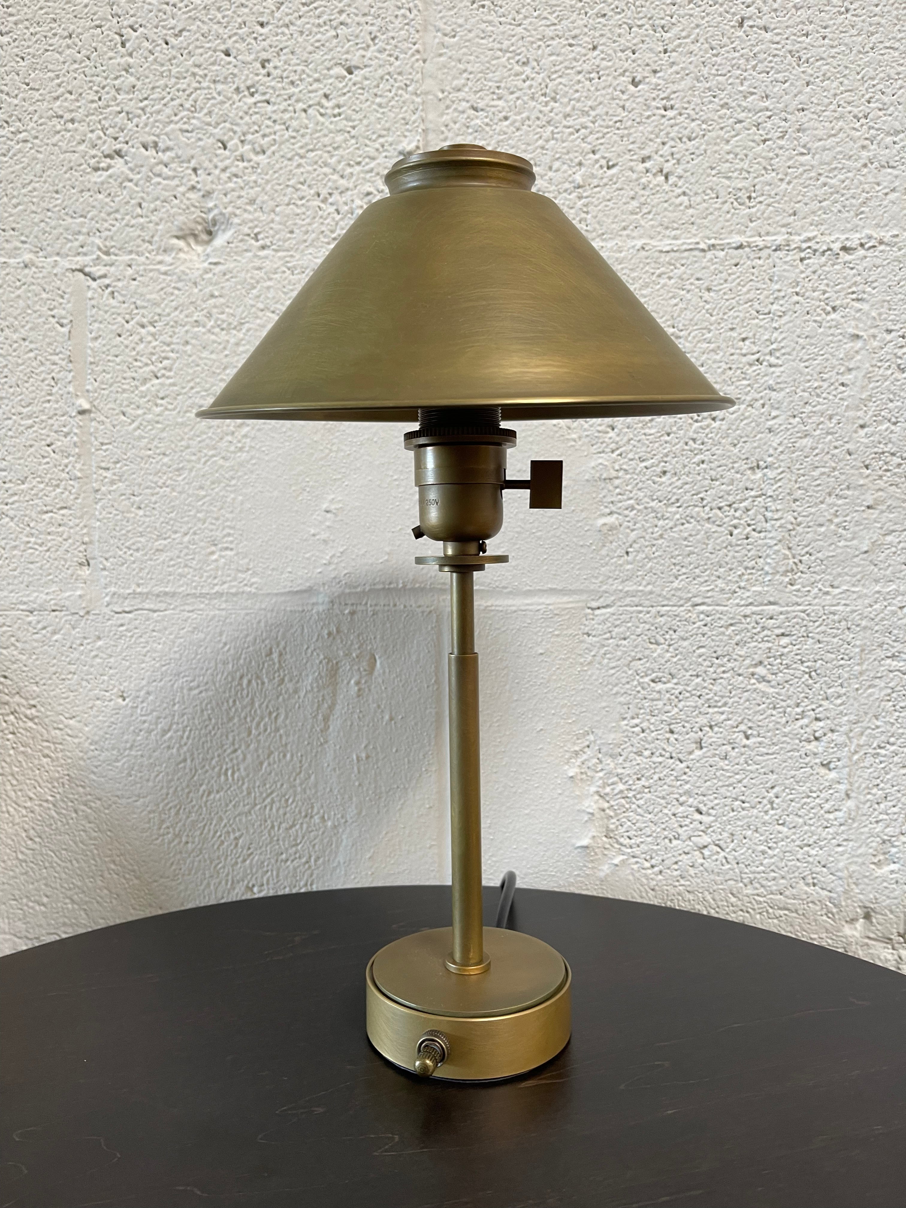 BRASS DESK LAMP