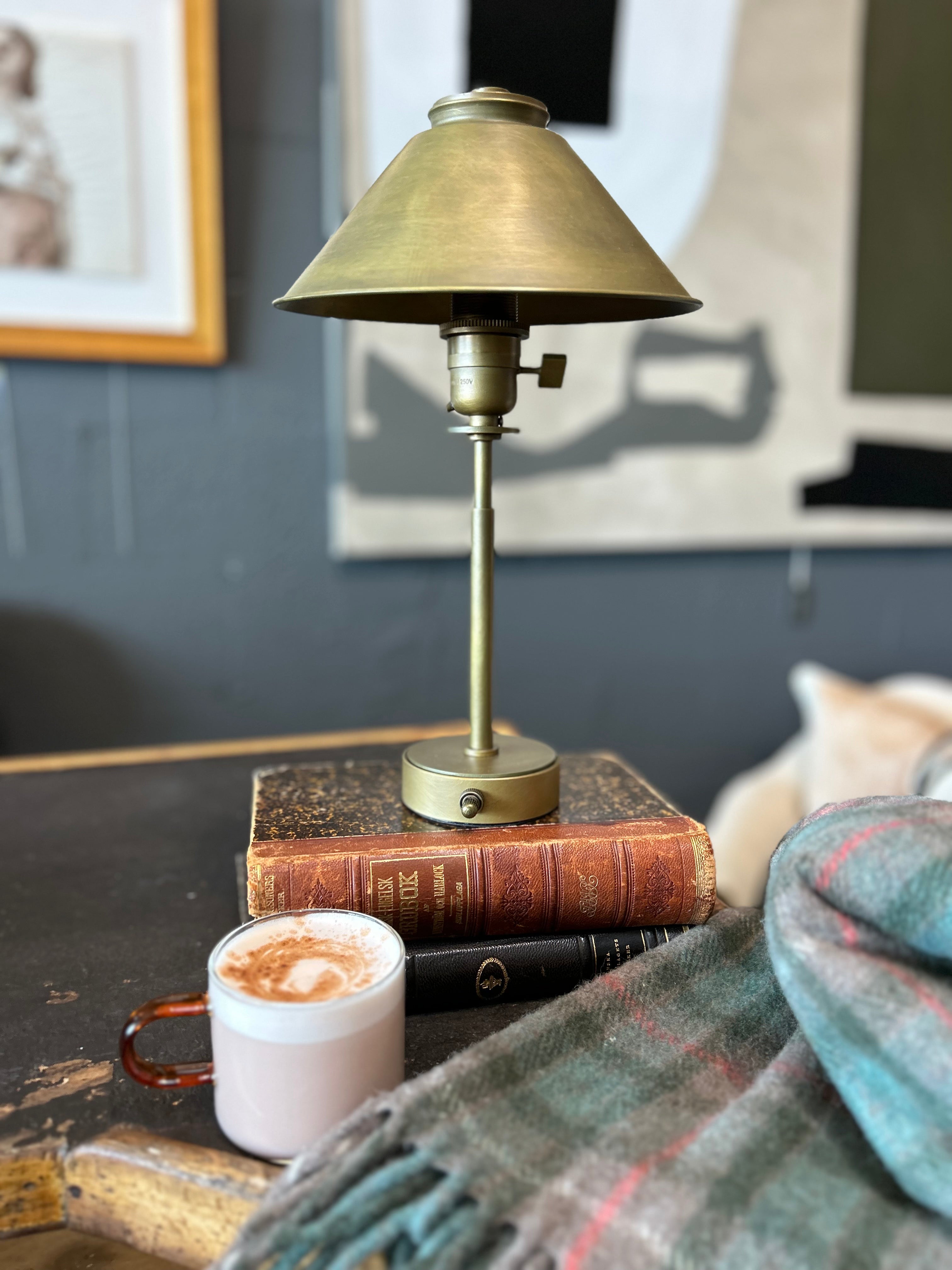 BRASS DESK LAMP