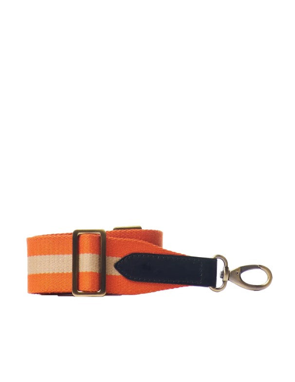 CLASSIC LEATHER + WEBBING BAG STRAP
