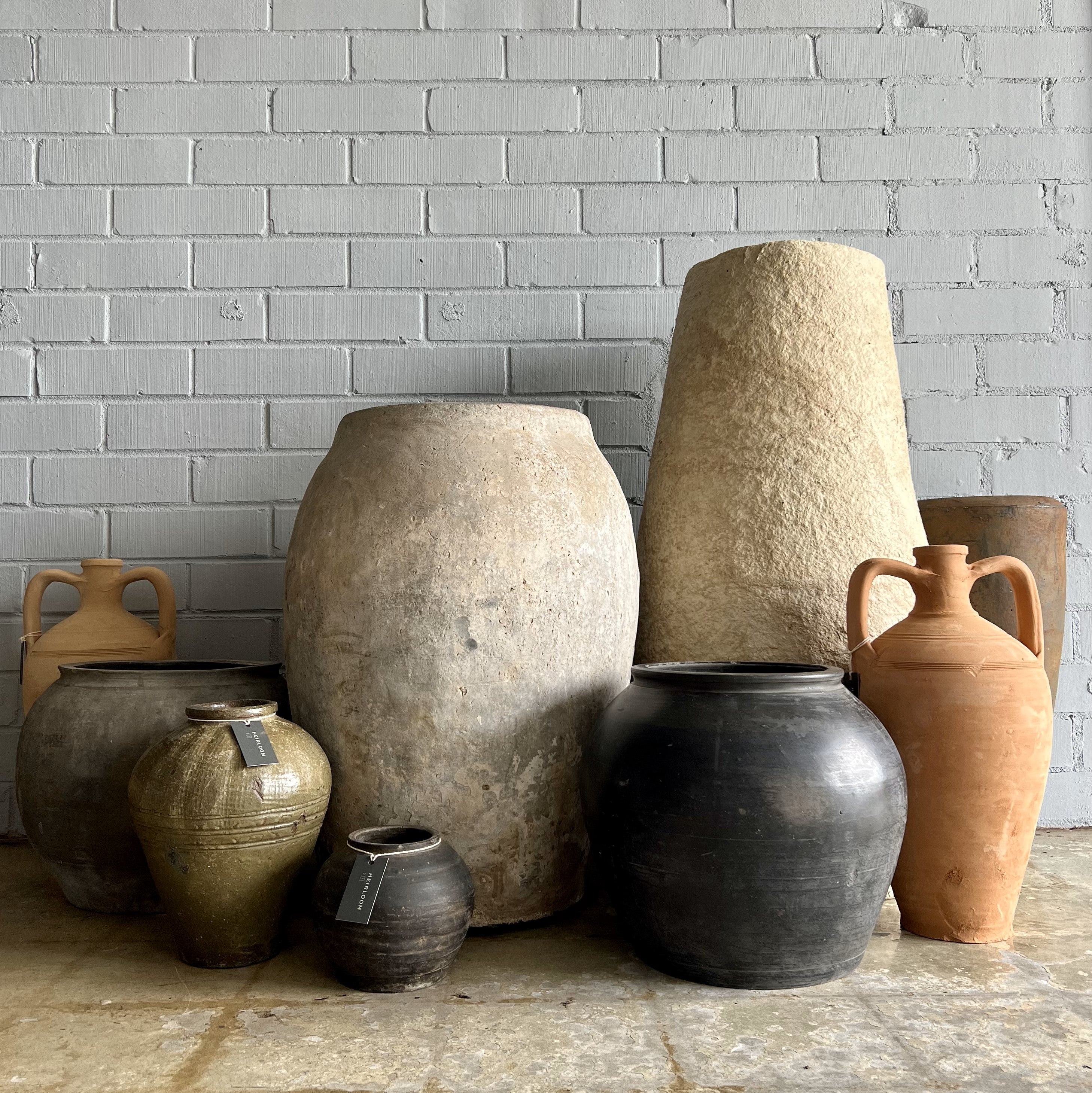 VINTAGE OLIVE JAR