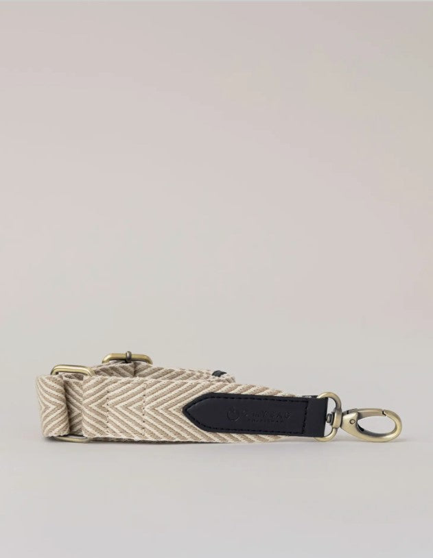 VEGAN LEATHER + WEBBING BAG STRAP