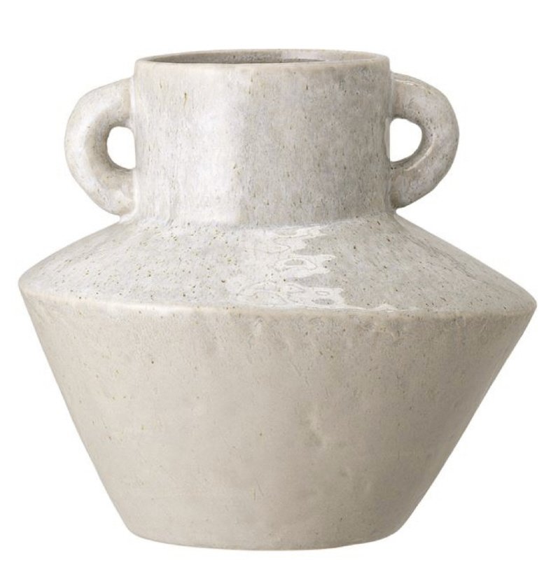 GLAZED STONEWARE VASE
