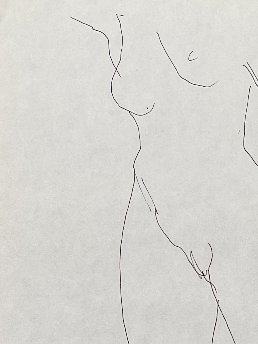 BOBBIEGITA WALKER LINEWORK, UNFRAMED 001
