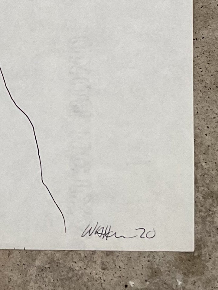 BOBBIEGITA WALKER LINEWORK, UNFRAMED 001