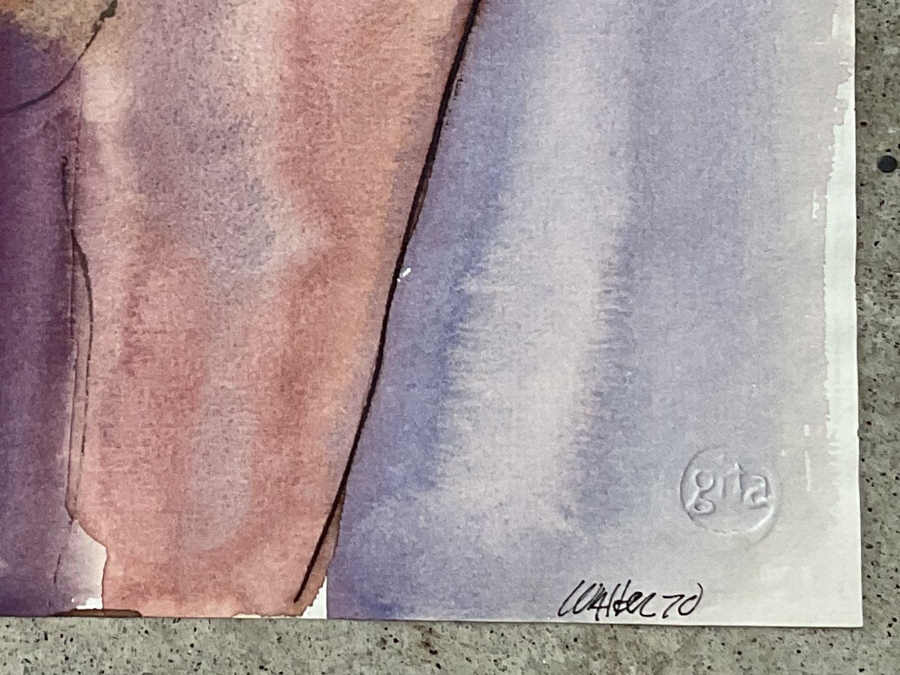 BOBBIEGITA WALKER LINEWORK, UNFRAMED 007