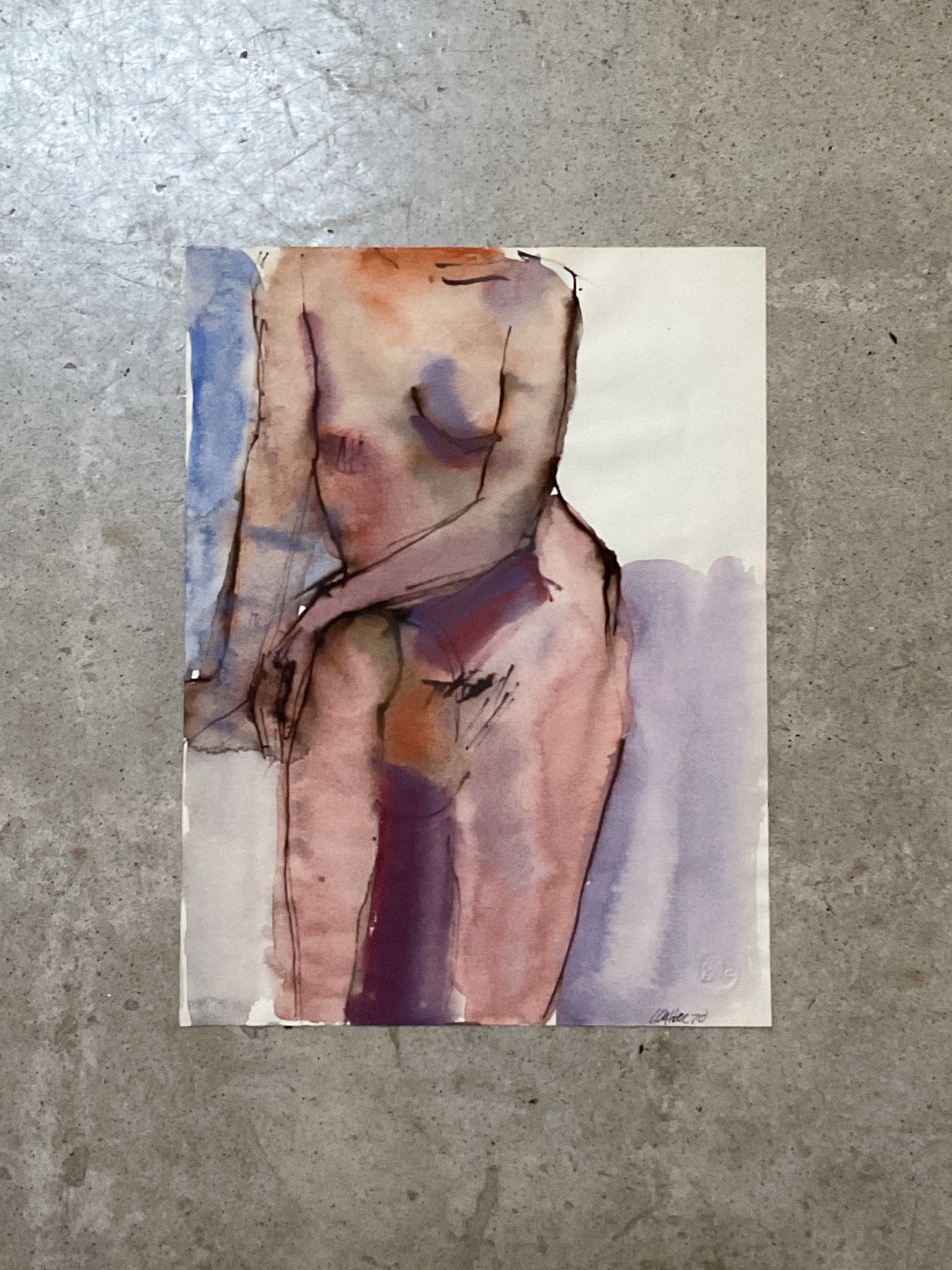 BOBBIEGITA WALKER LINEWORK, UNFRAMED 007