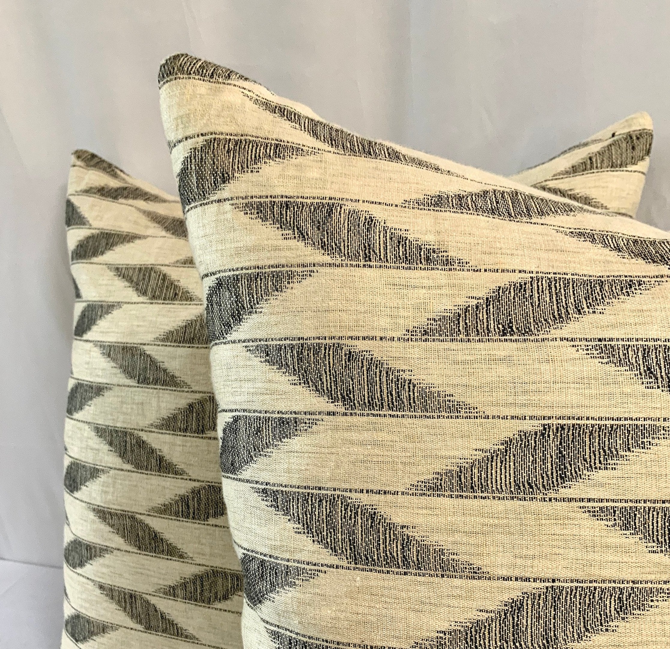 STAGGERED HERRINGBONE PILLOW