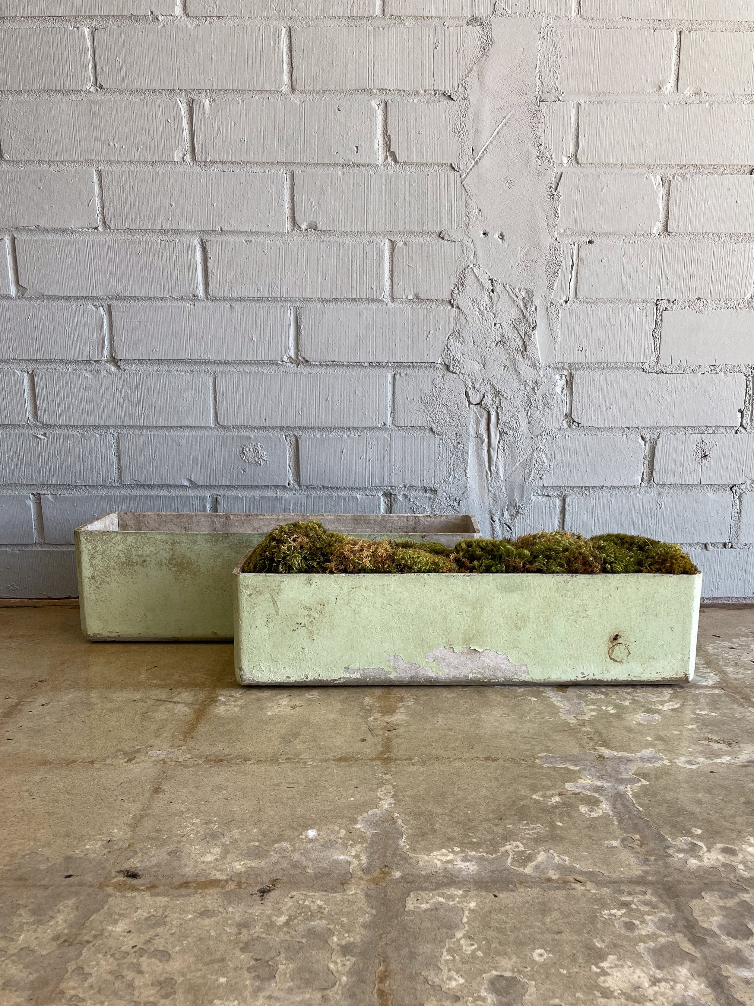 VINTAGE FRENCH FIBER CEMENT TROUGH