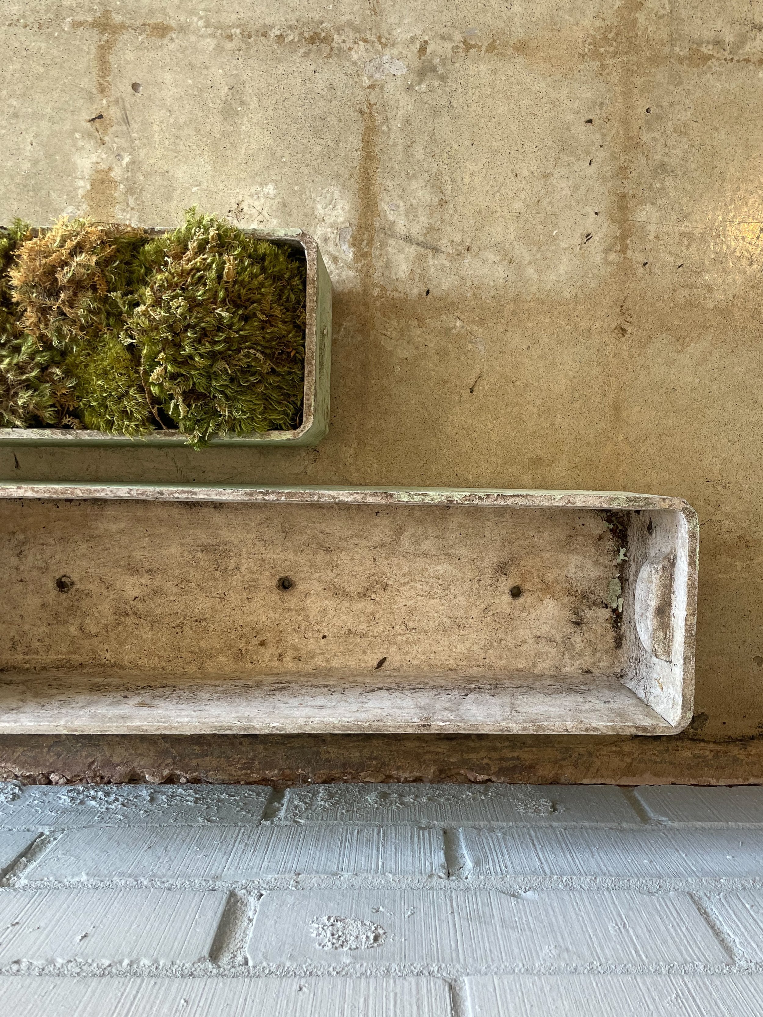 VINTAGE FRENCH FIBER CEMENT TROUGH