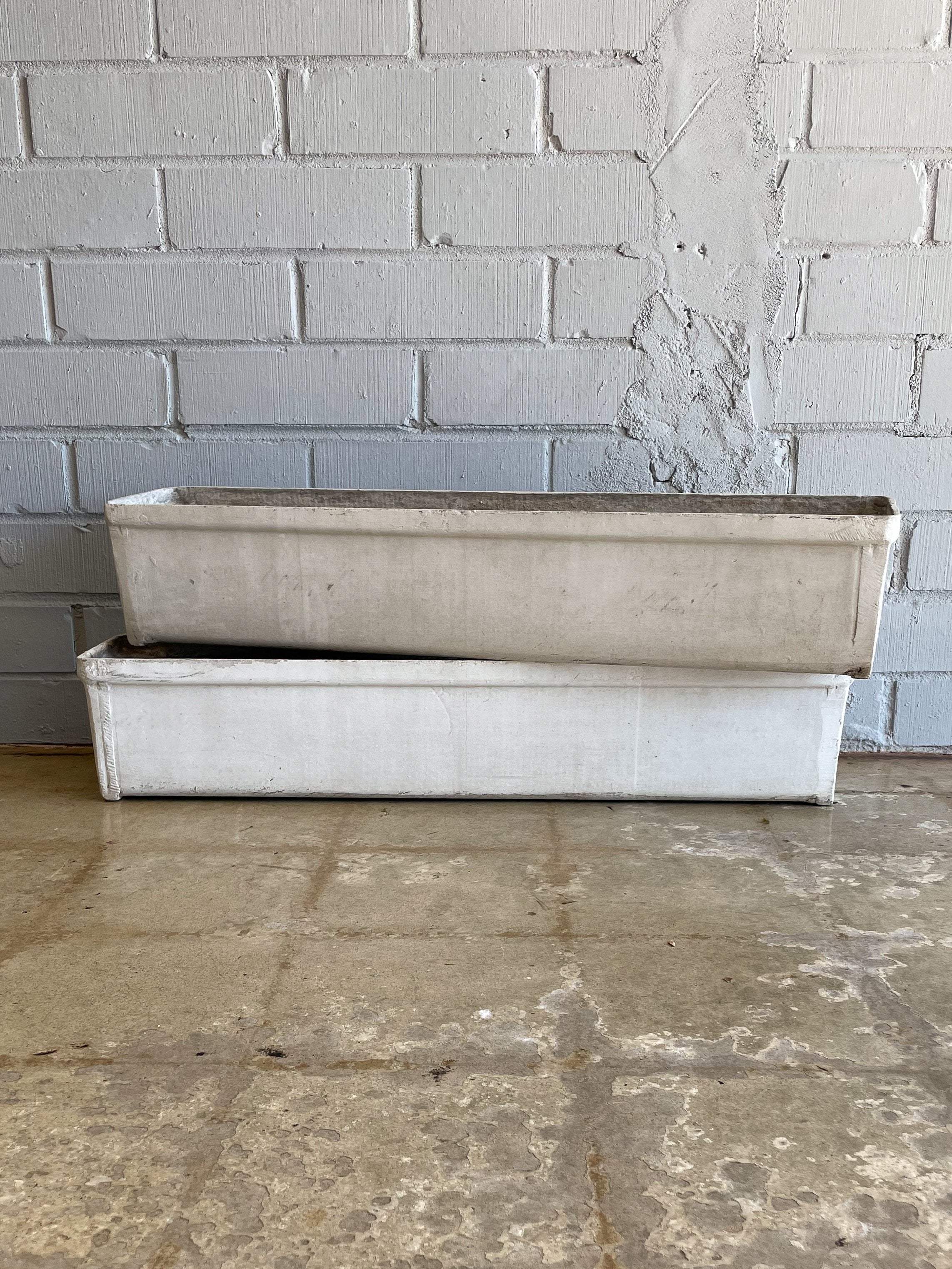 VINTAGE FRENCH FIBER CEMENT TROUGH