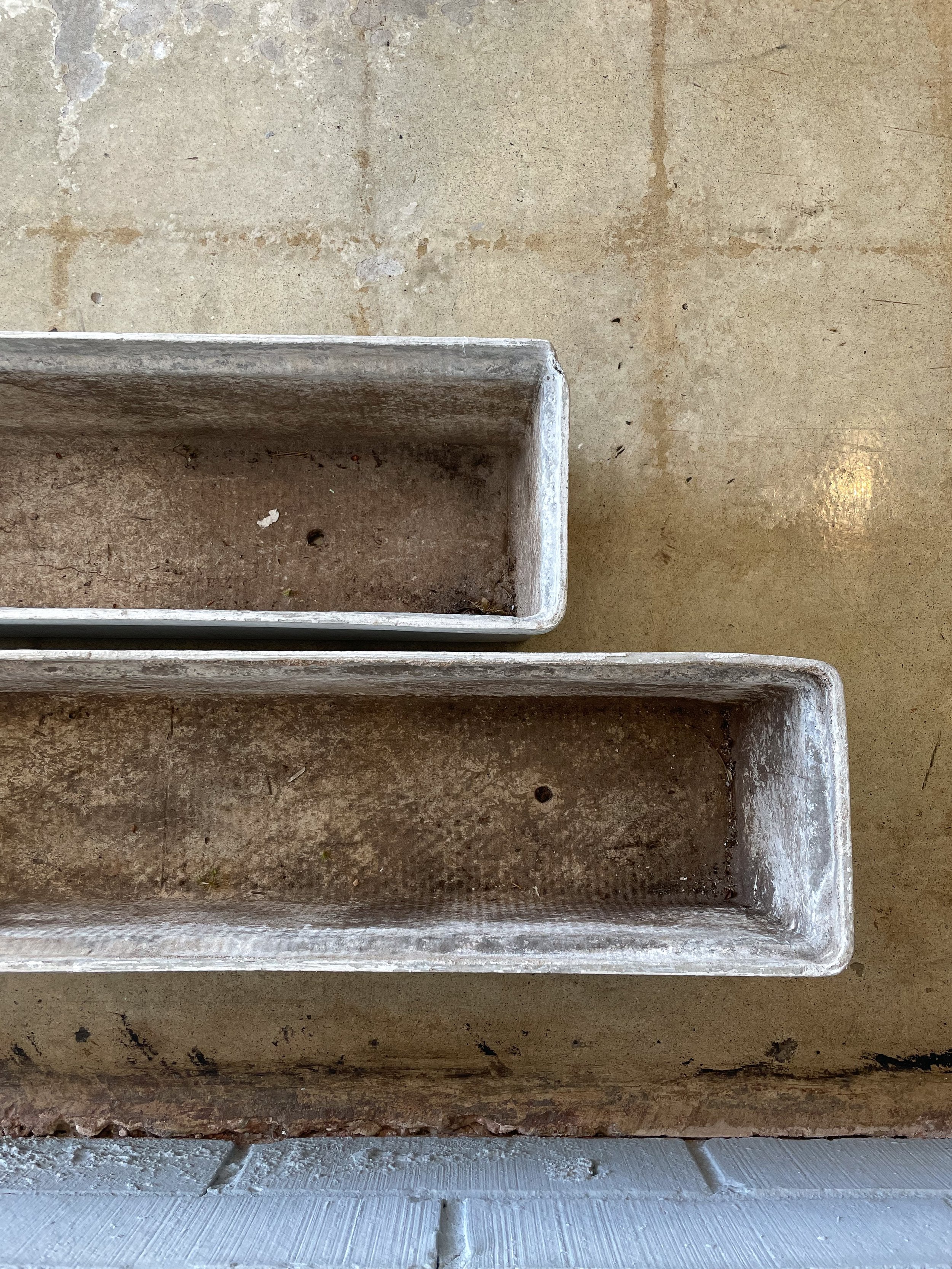 VINTAGE FRENCH FIBER CEMENT TROUGH