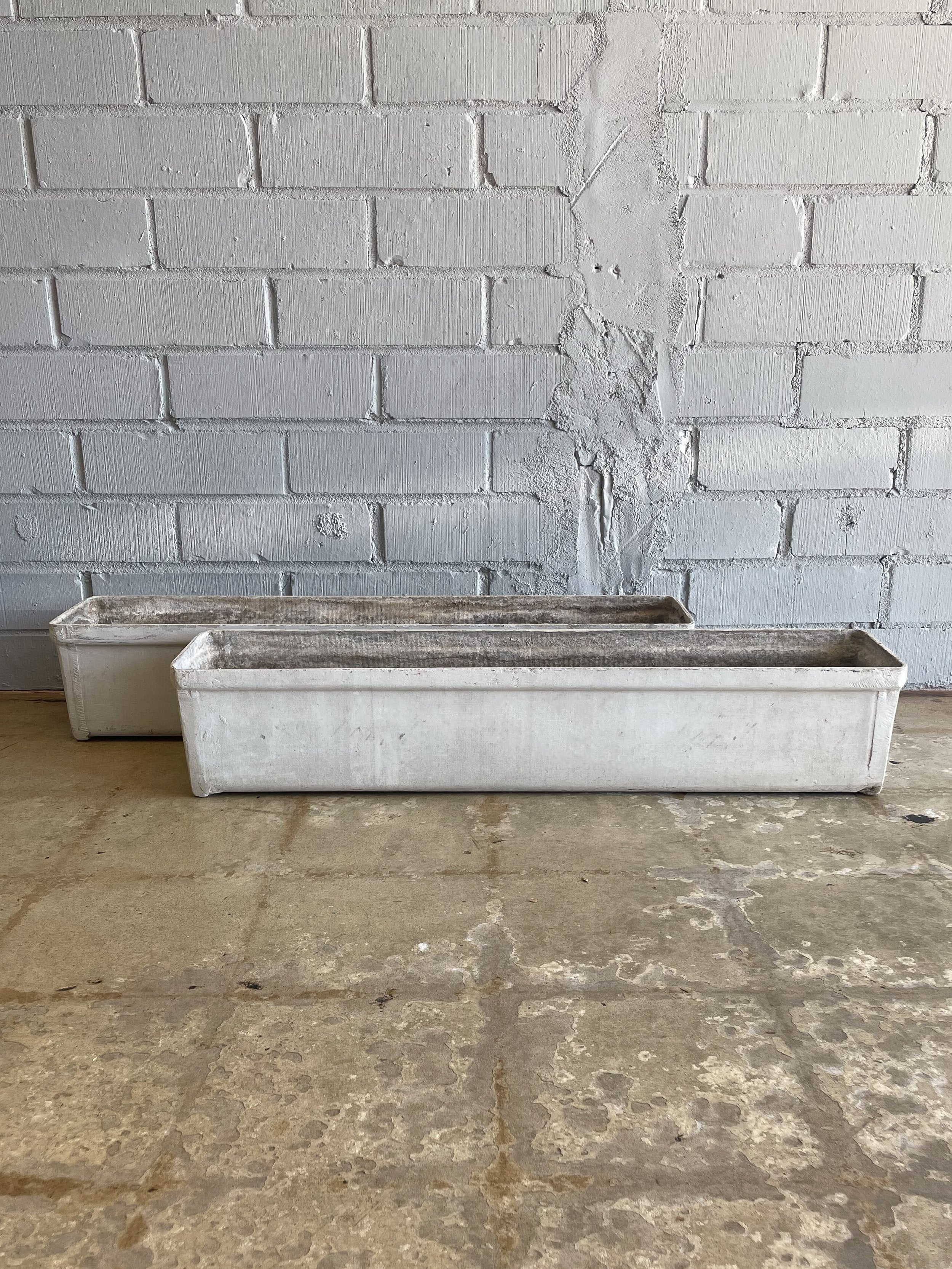 VINTAGE FRENCH FIBER CEMENT TROUGH