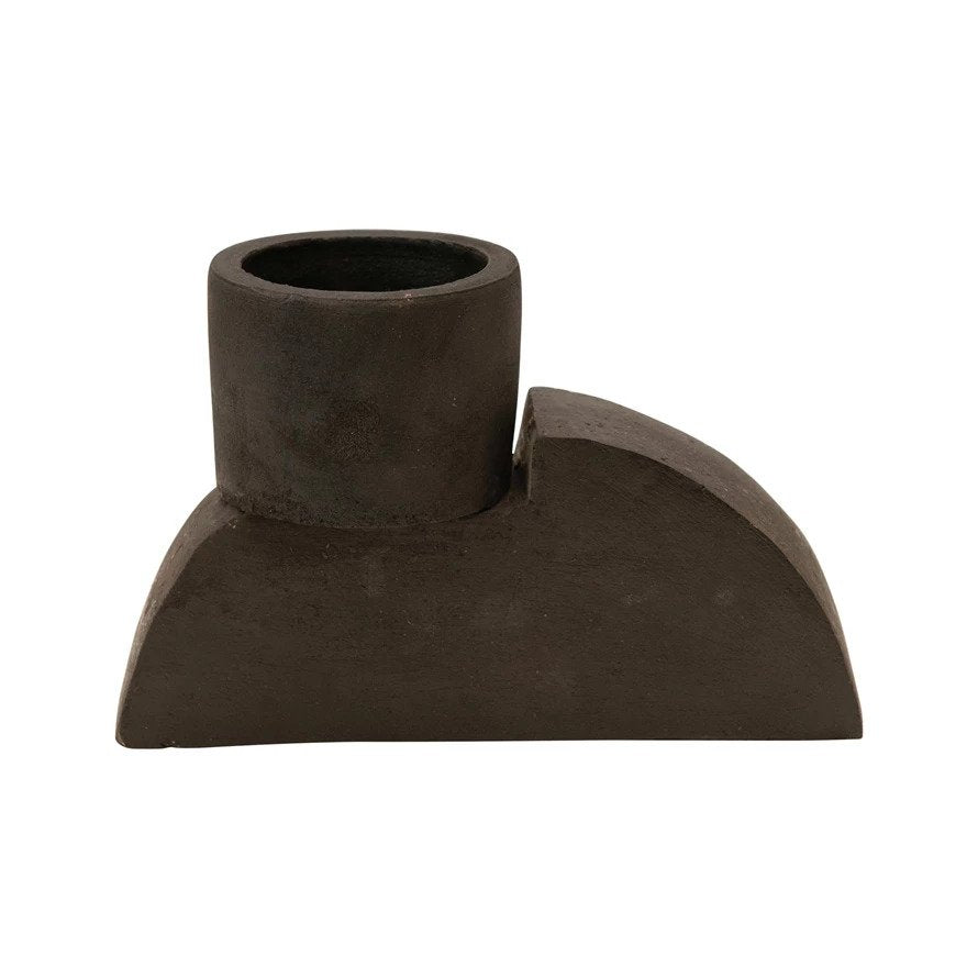 TERRACOTTA CANDLE HOLDER + PLANTER