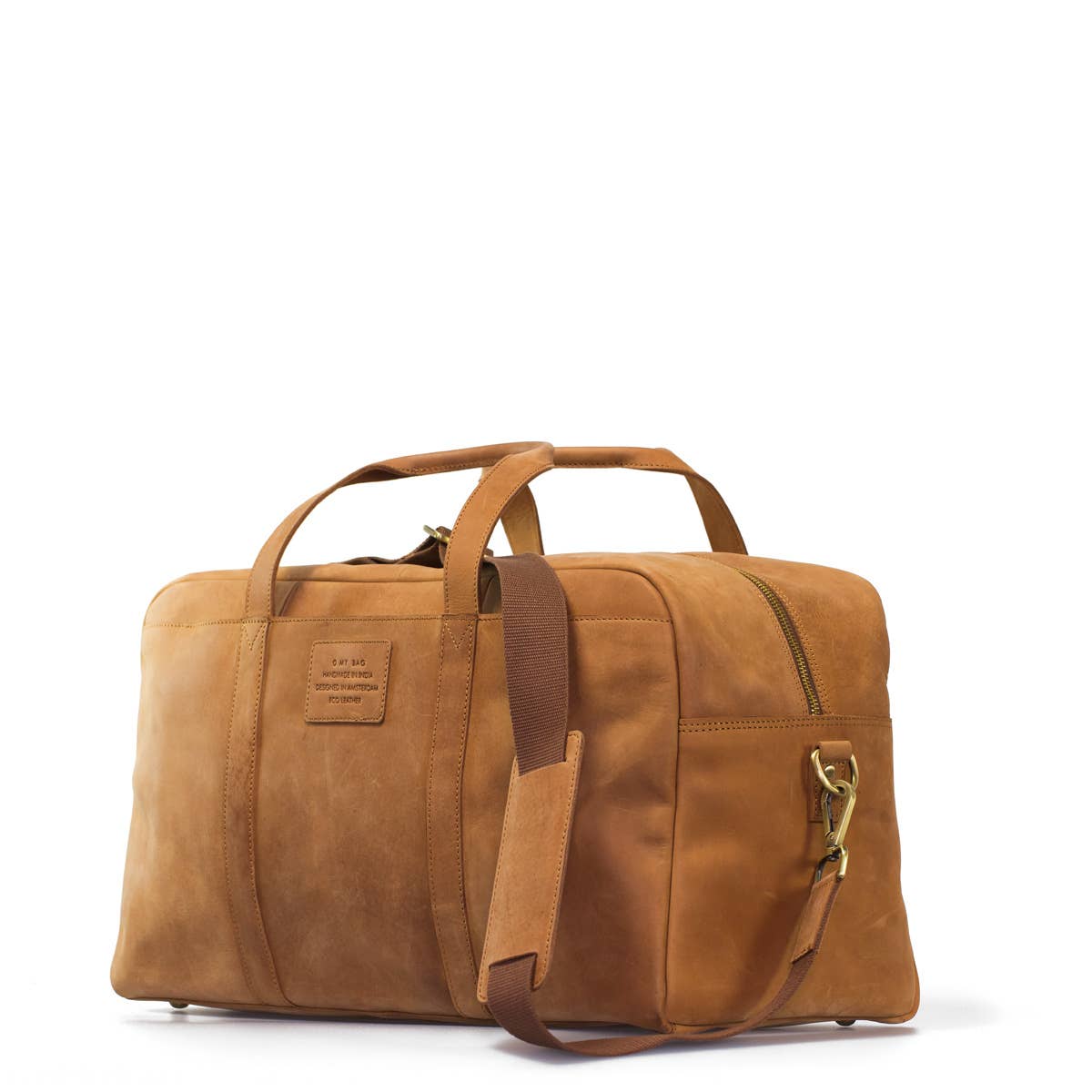 OTIS WEEKENDER BAG | CAMEL HUNTER LEATHER