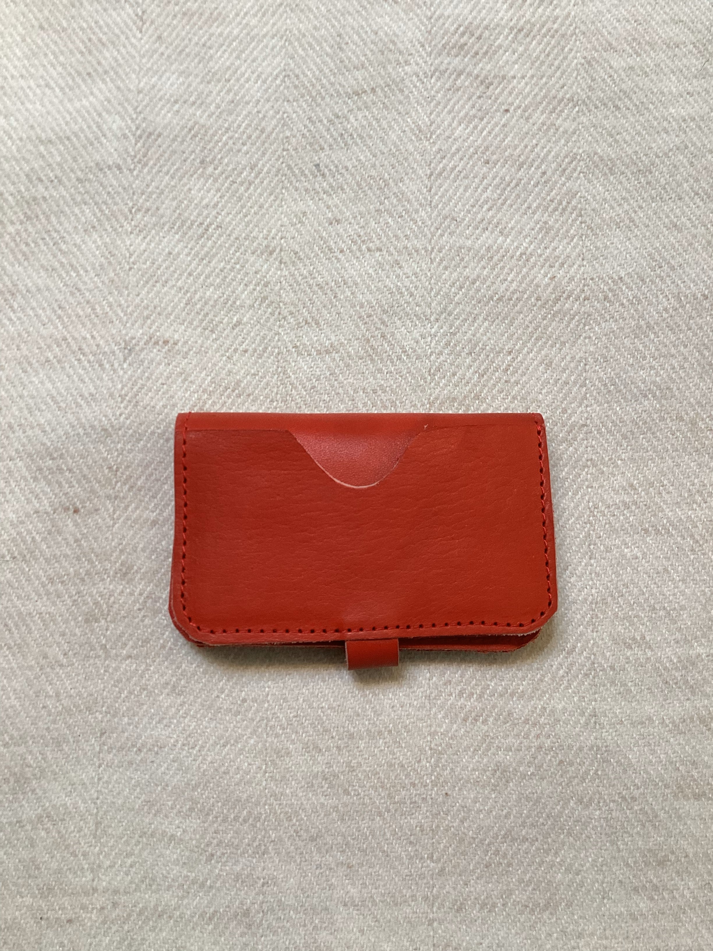 CARD CASE WITH SNAP CLOSURE