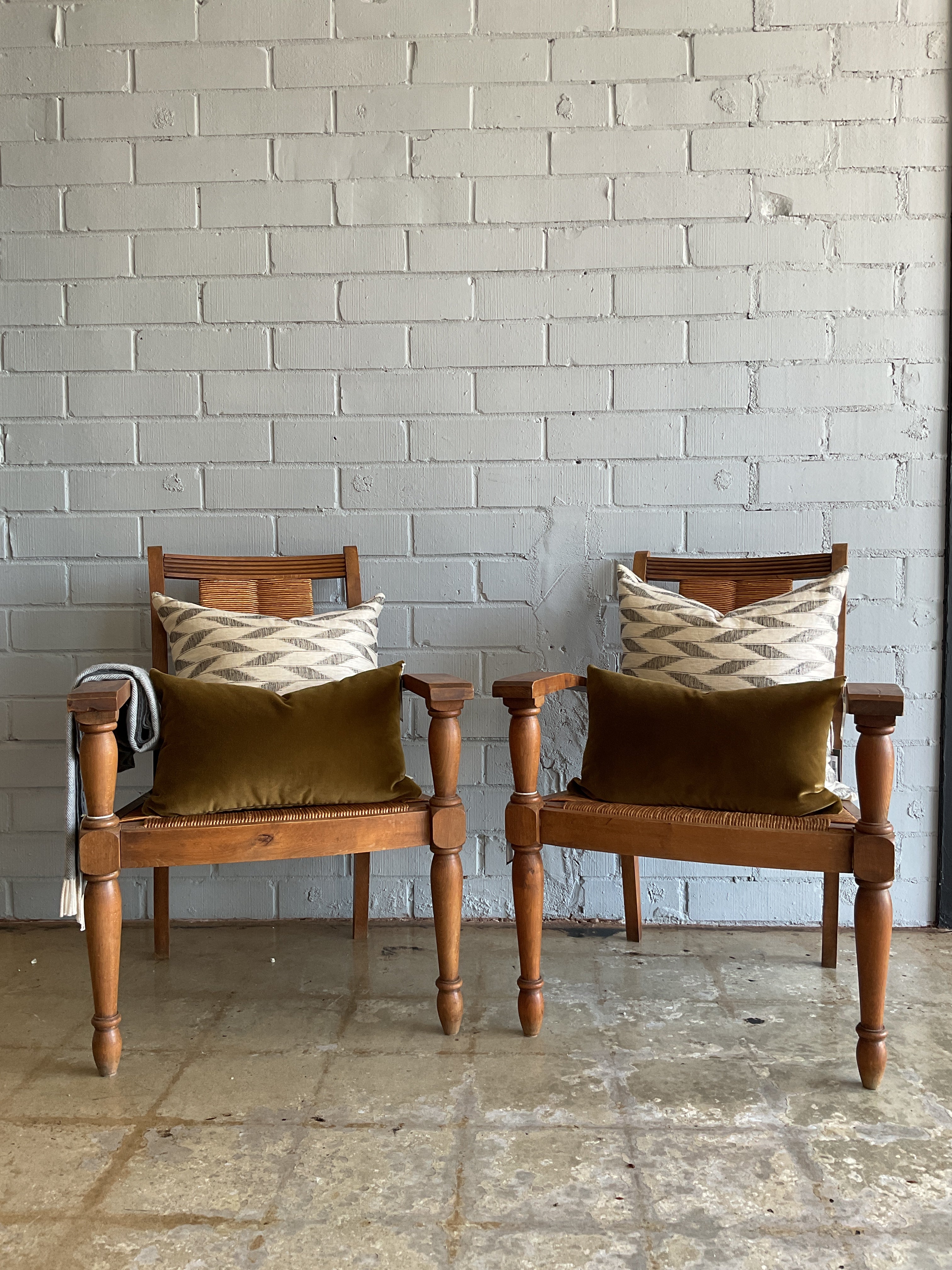PAIR OF CHAIRS BY AUDOUX-MINET