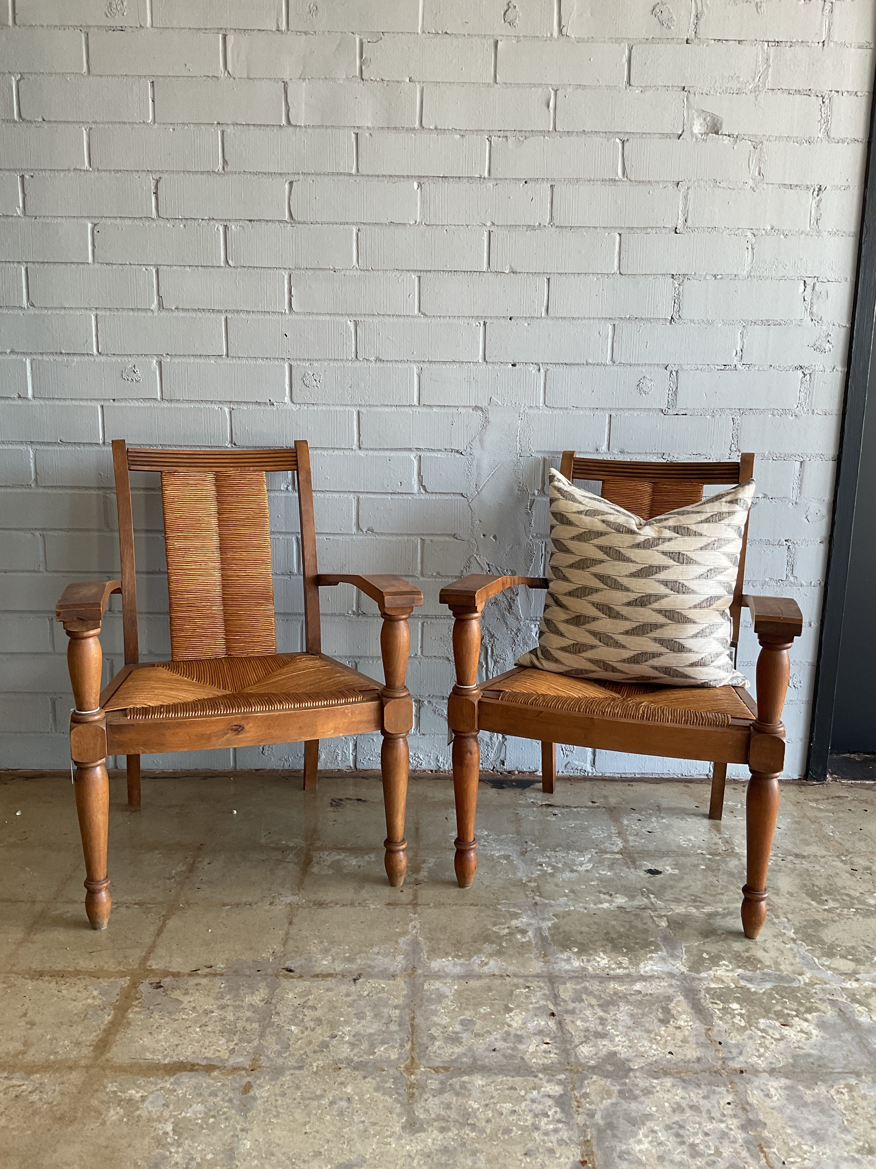 PAIR OF CHAIRS BY AUDOUX-MINET