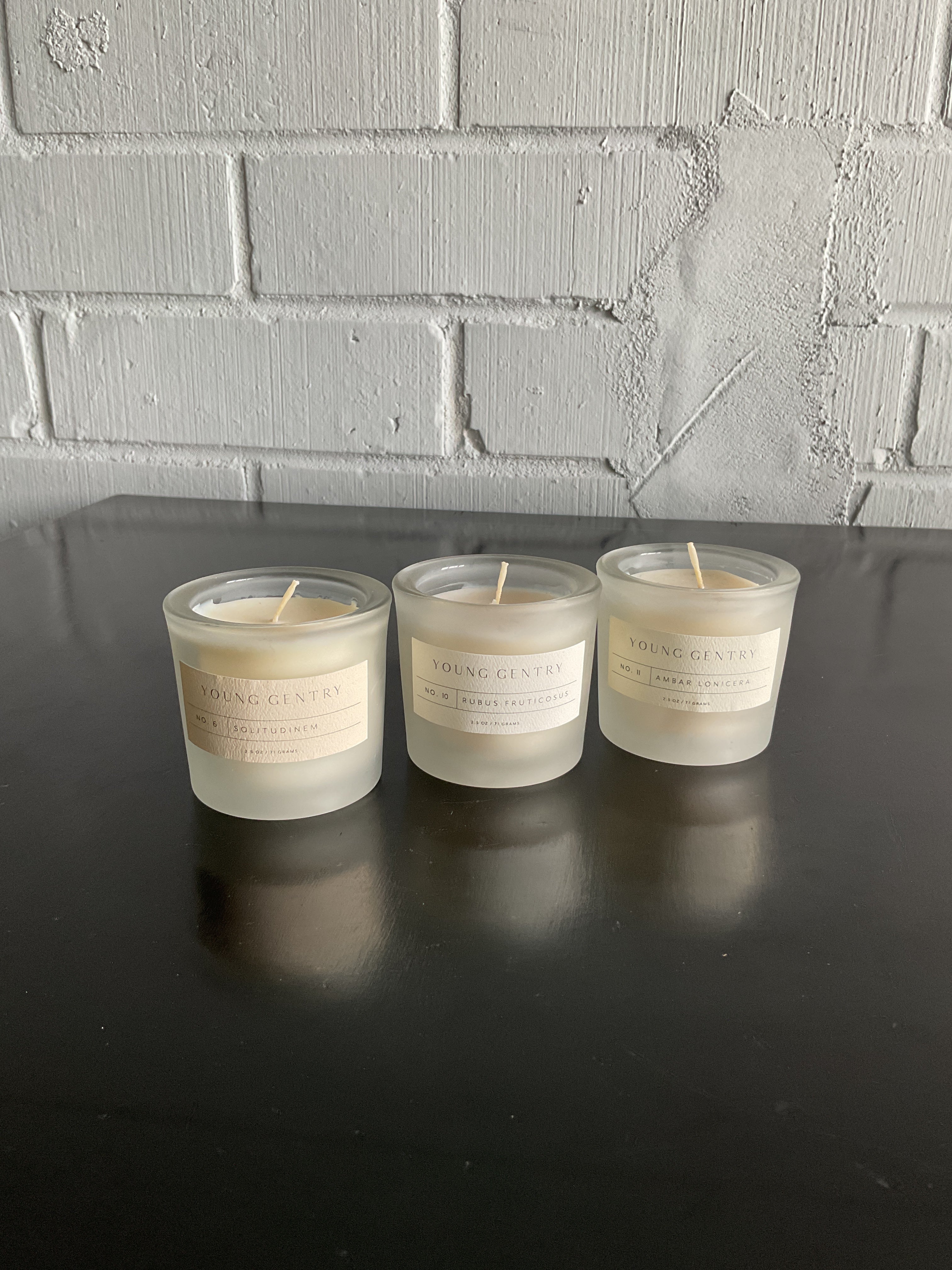 YOUNG GENTRY 2.5 OZ VOTIVE CANDLE