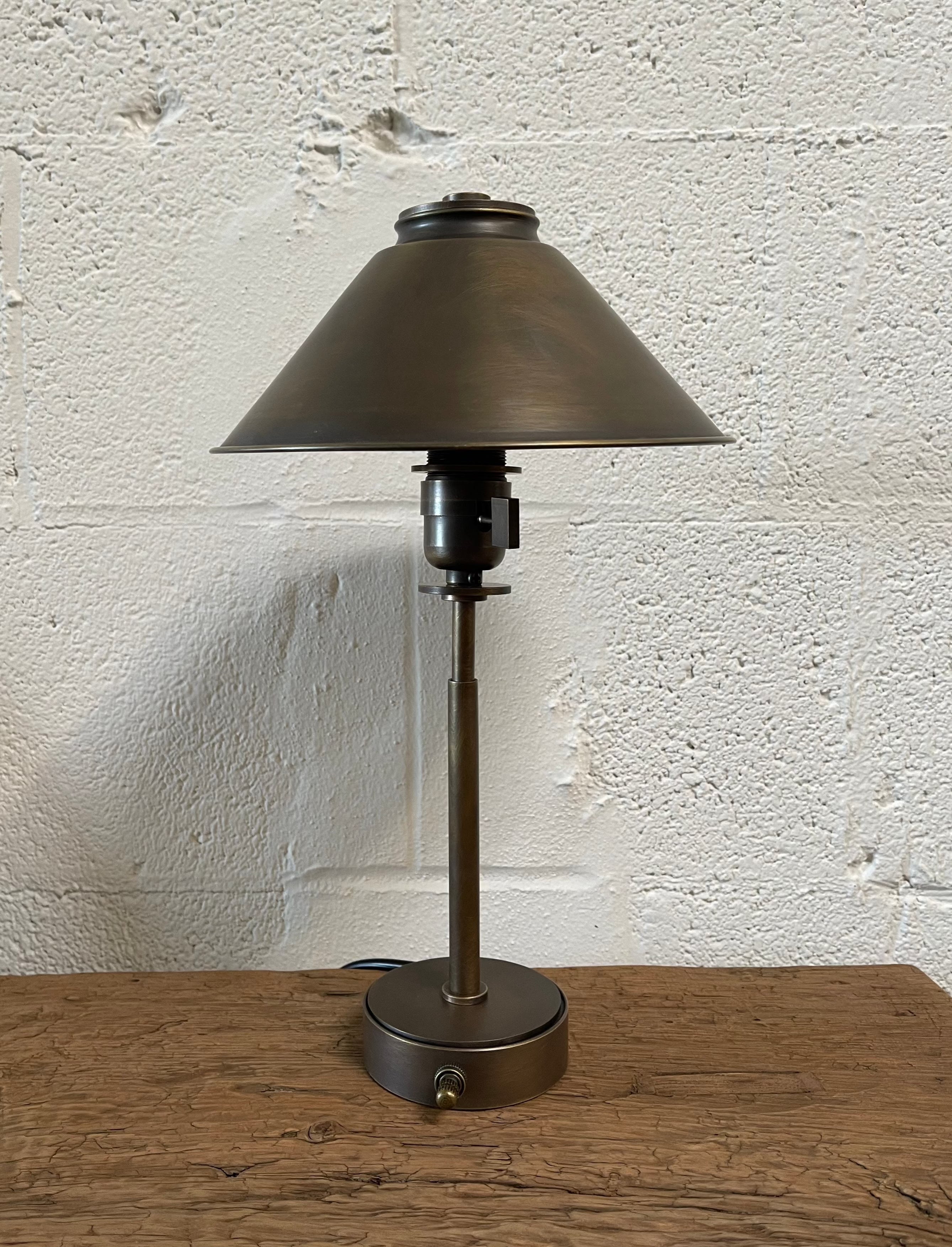 BRASS DESK LAMP