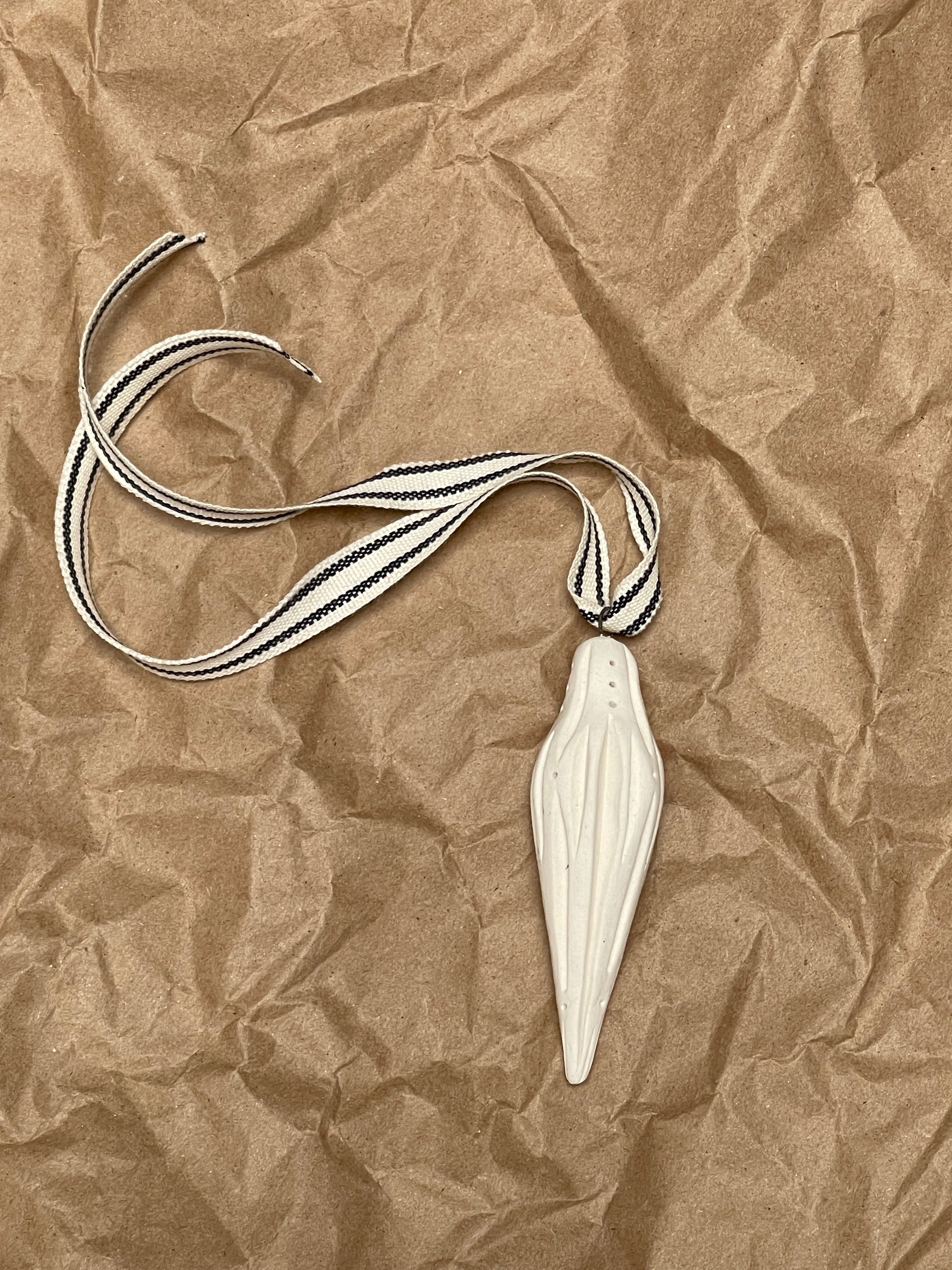 KATE PAK HAND CARVED ICICLE ORNAMENT