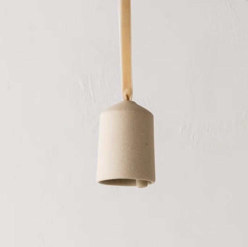 STONEWARE BELL ORNAMENT