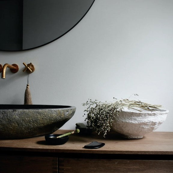 PAPIER MACHE SCULPTURAL BOWL