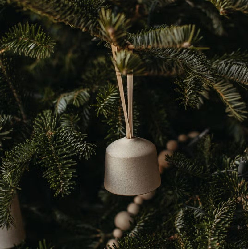 STONEWARE BELL ORNAMENT