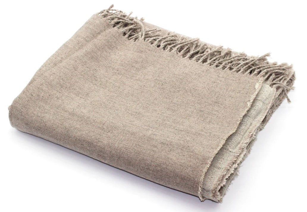 HARLOW HENRY MERINO WOOL + LINEN THROW