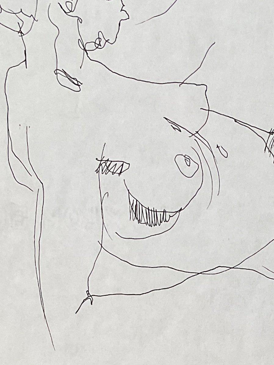 BOBBIEGITA WALKER LINEWORK, UNFRAMED 004