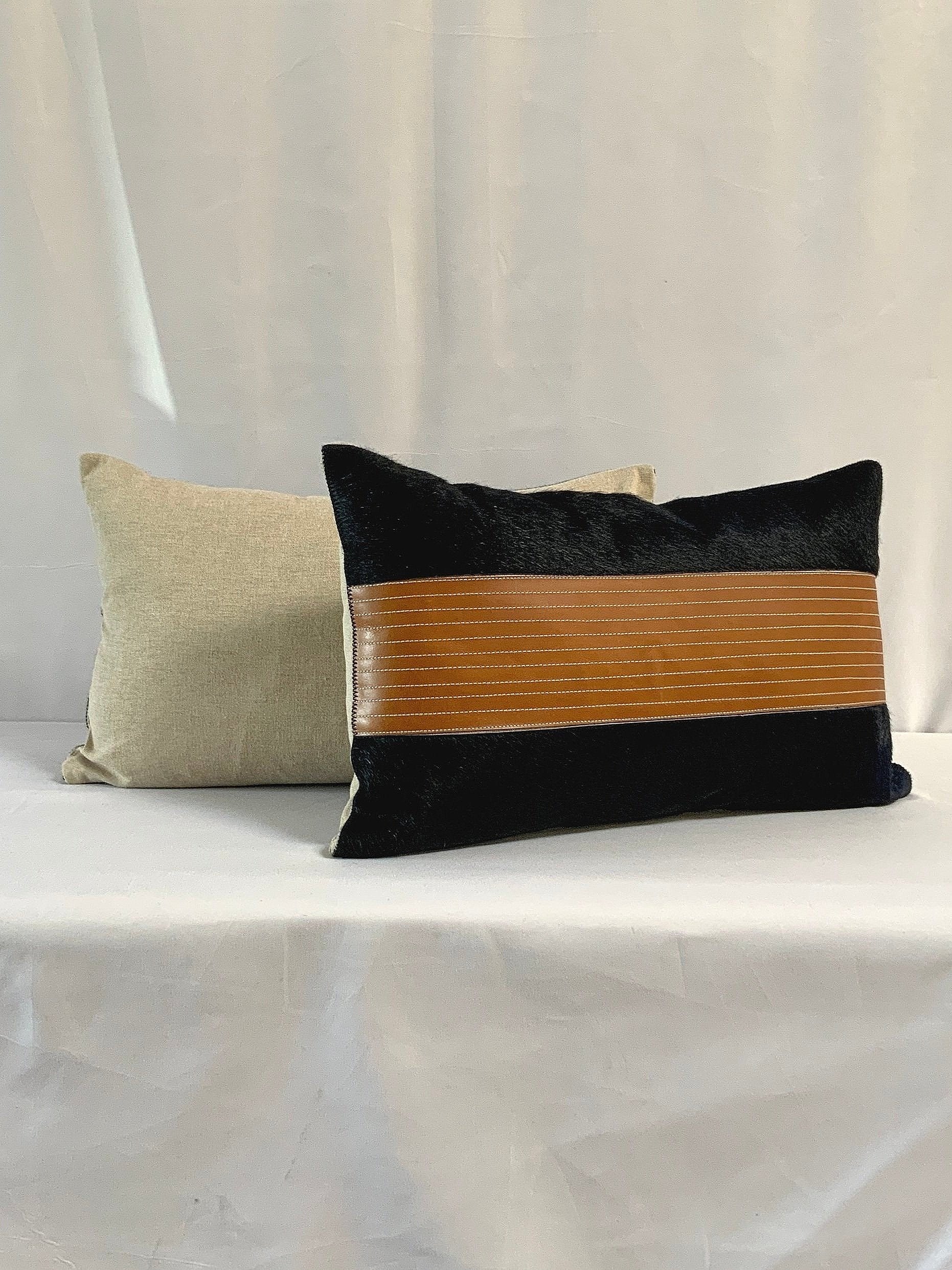 SIERRA HAIR ON HIDE LUMBAR PILLOW