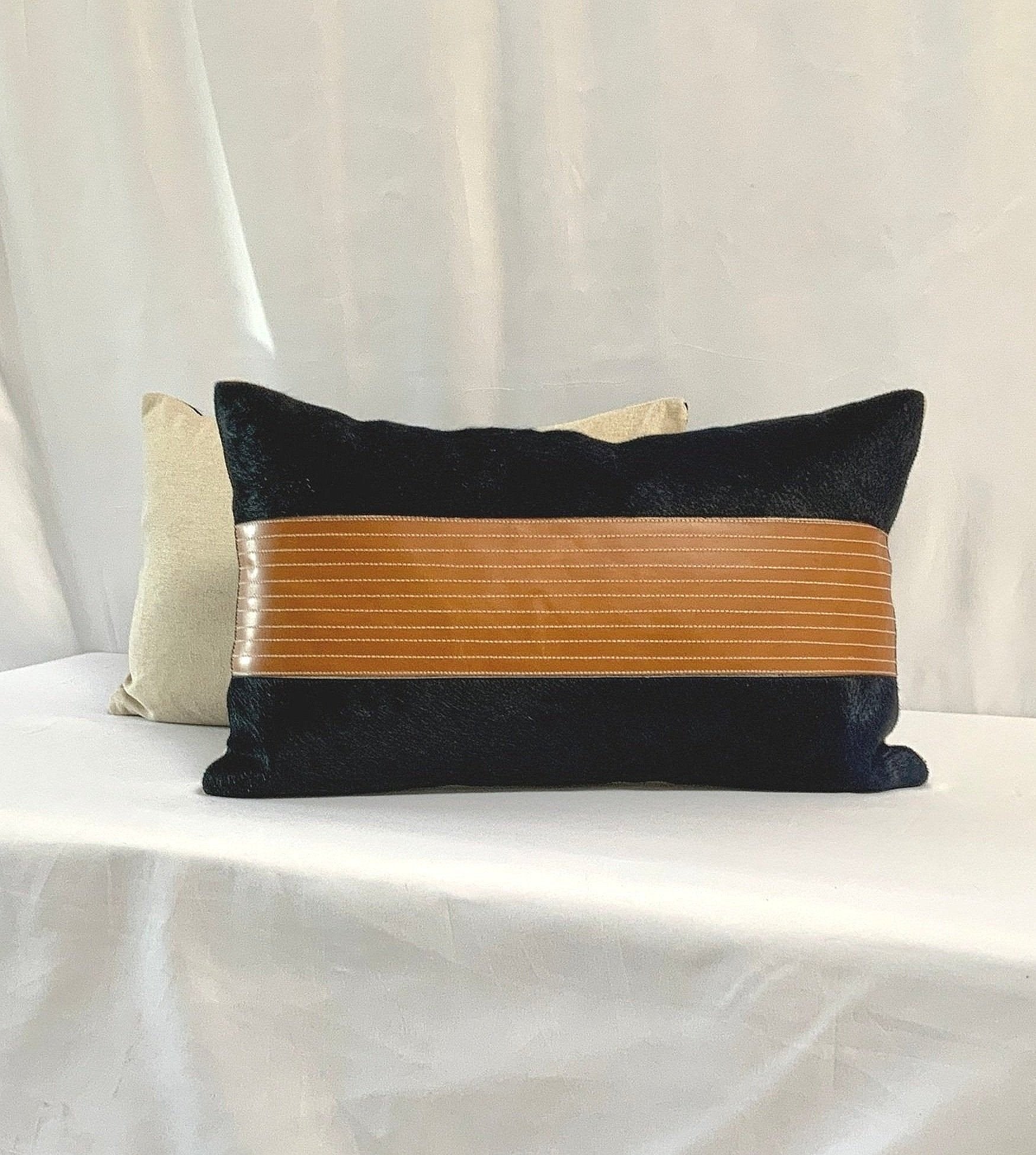 SIERRA HAIR ON HIDE LUMBAR PILLOW