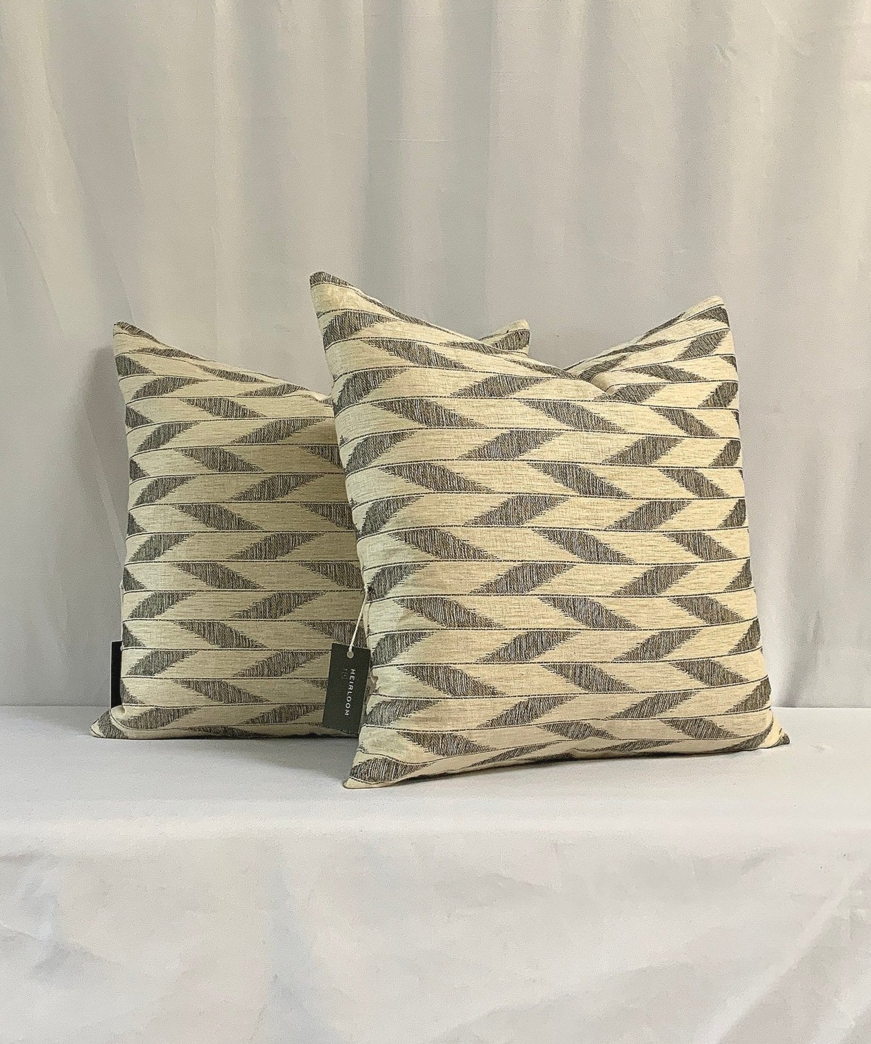 STAGGERED HERRINGBONE PILLOW