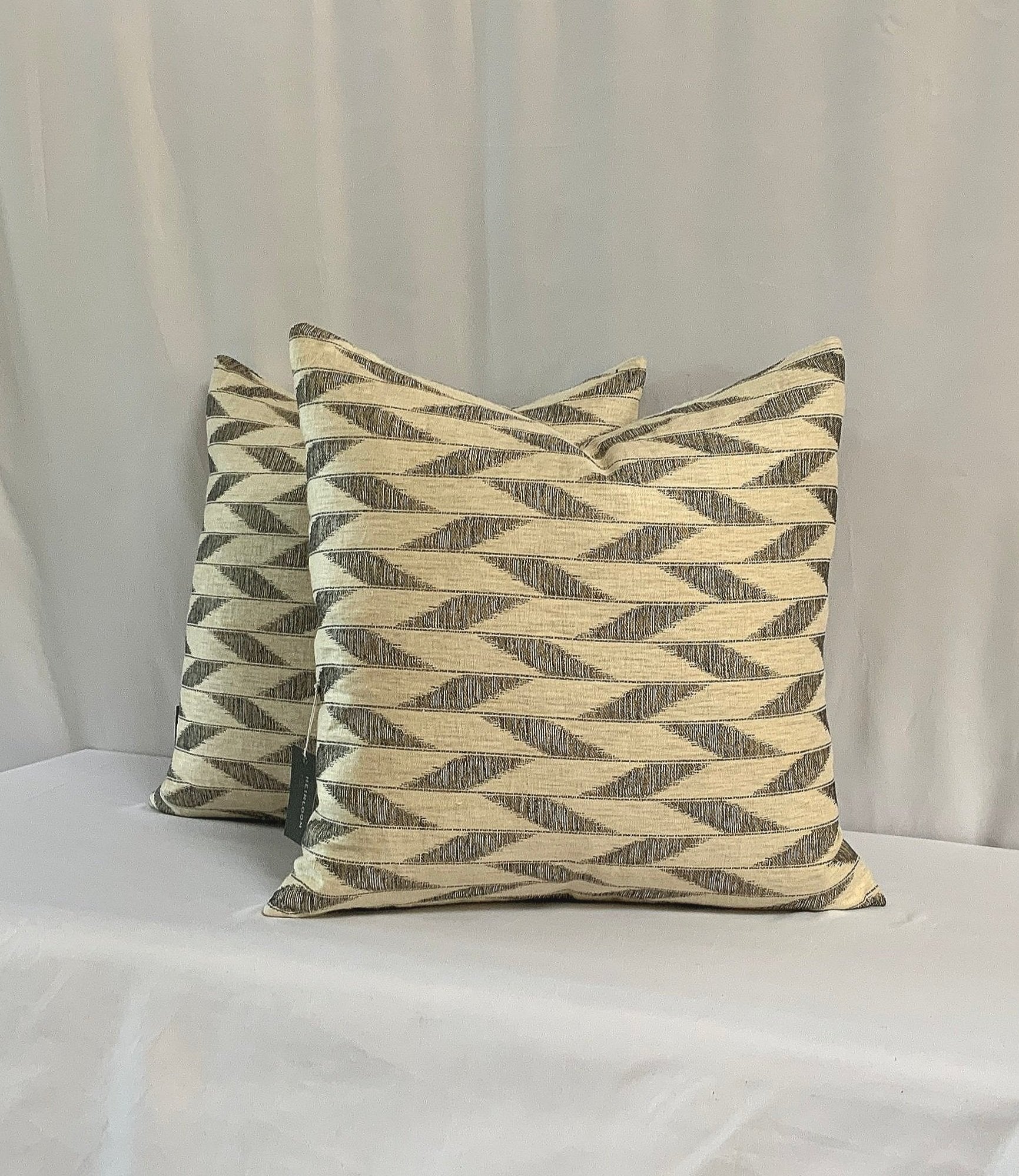 STAGGERED HERRINGBONE PILLOW