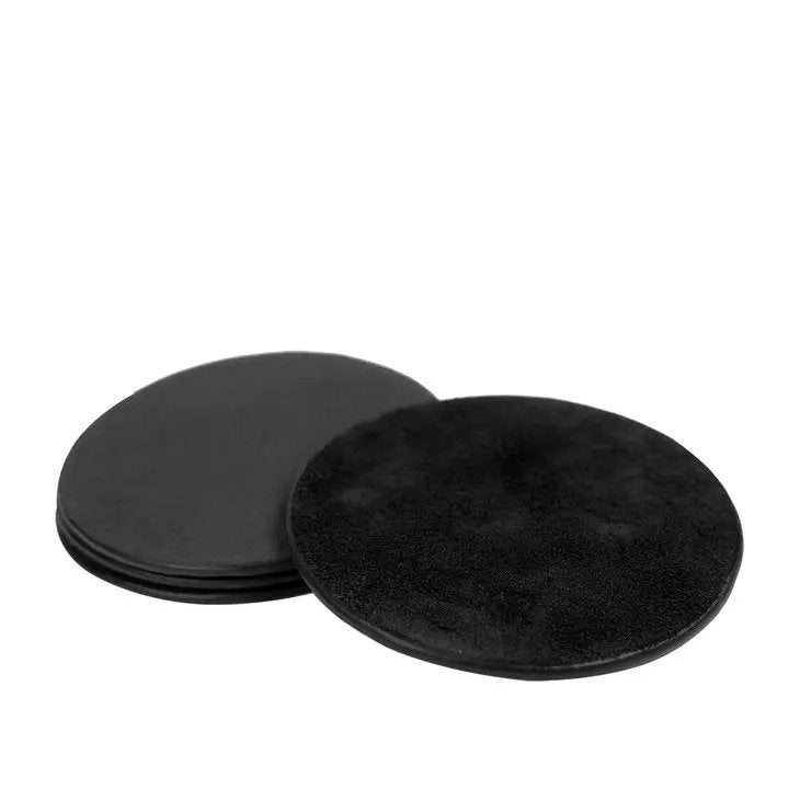 LEATHER COASTERS, SET OF FOUR