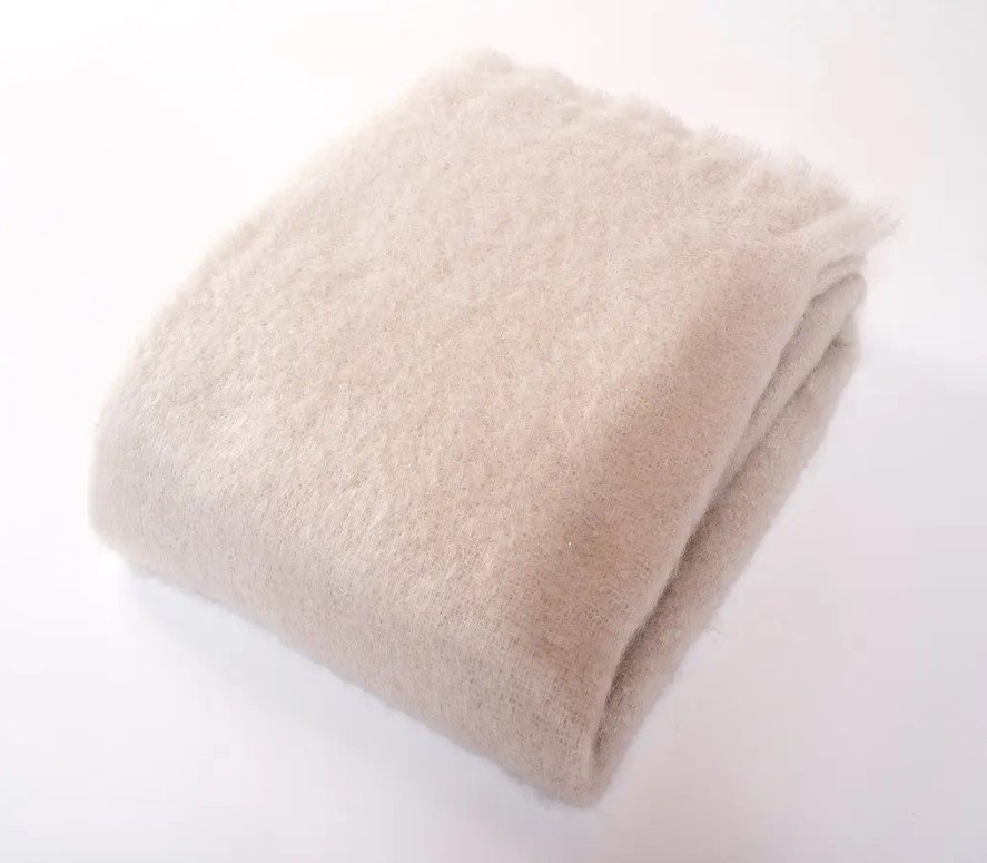 HARLOW HENRY LUXE MOHAIR THROW
